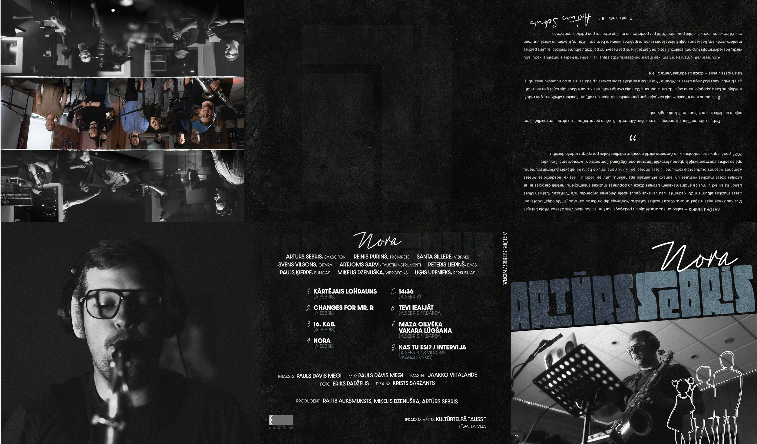 Artūrs Sebris – Nora (2026) / Design by Krists Saržants / Photo by Ēriks Radželis