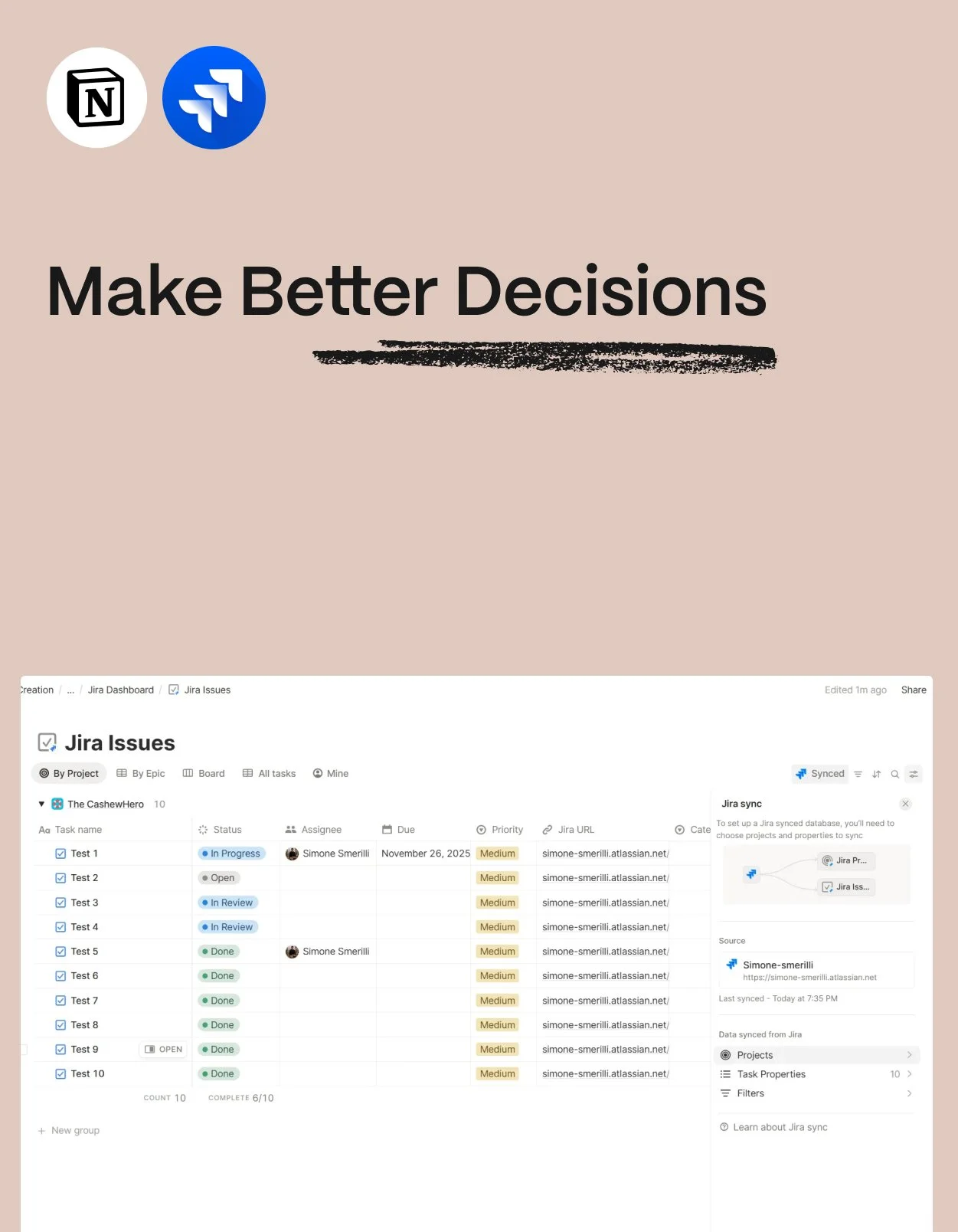 How to Sync Jira to Notion (Notion Native Jira Sync)