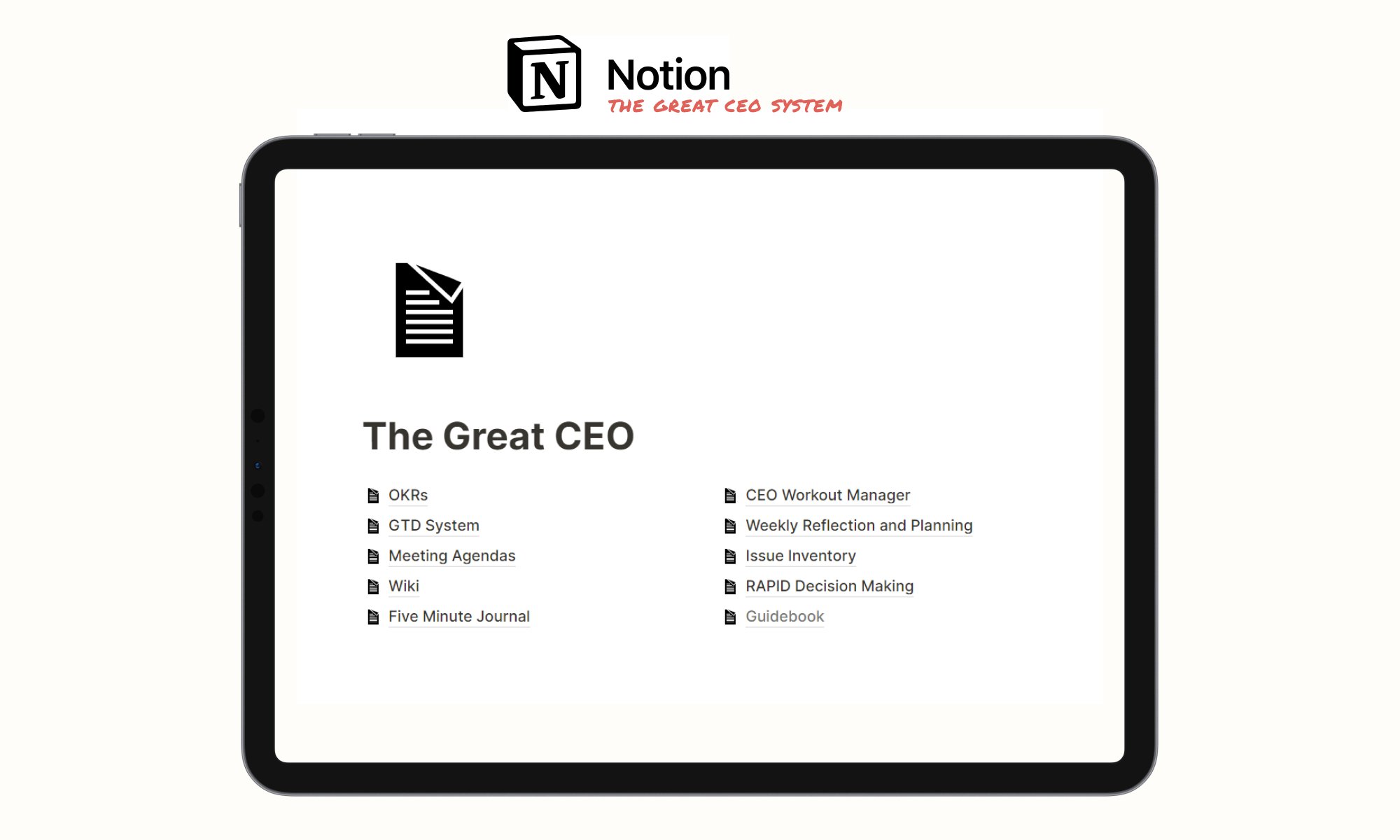 Best Wiki Templates from Notion