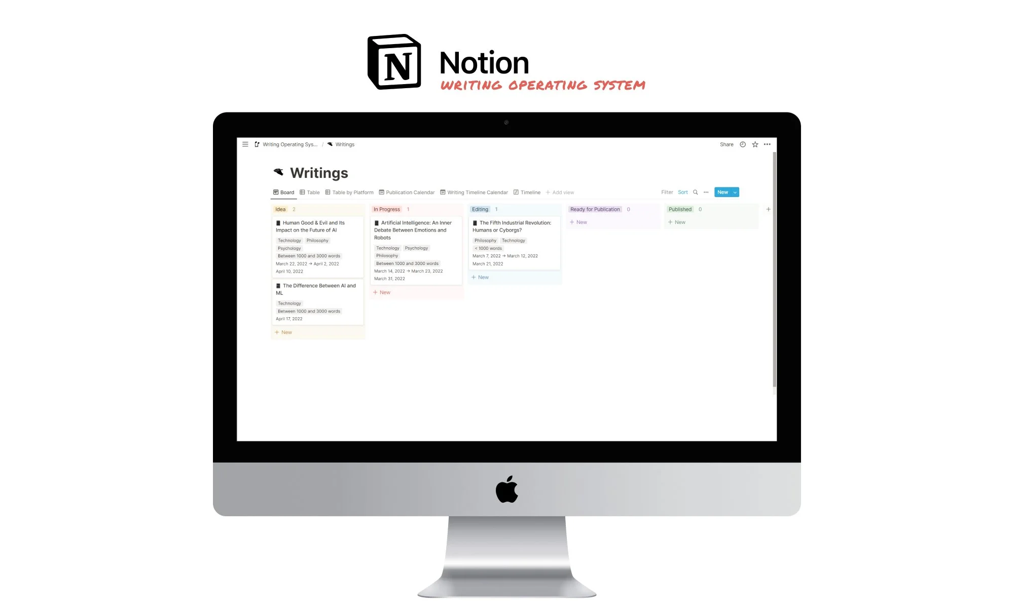 Notion Writing Operating System: How to Write Effectively in Notion