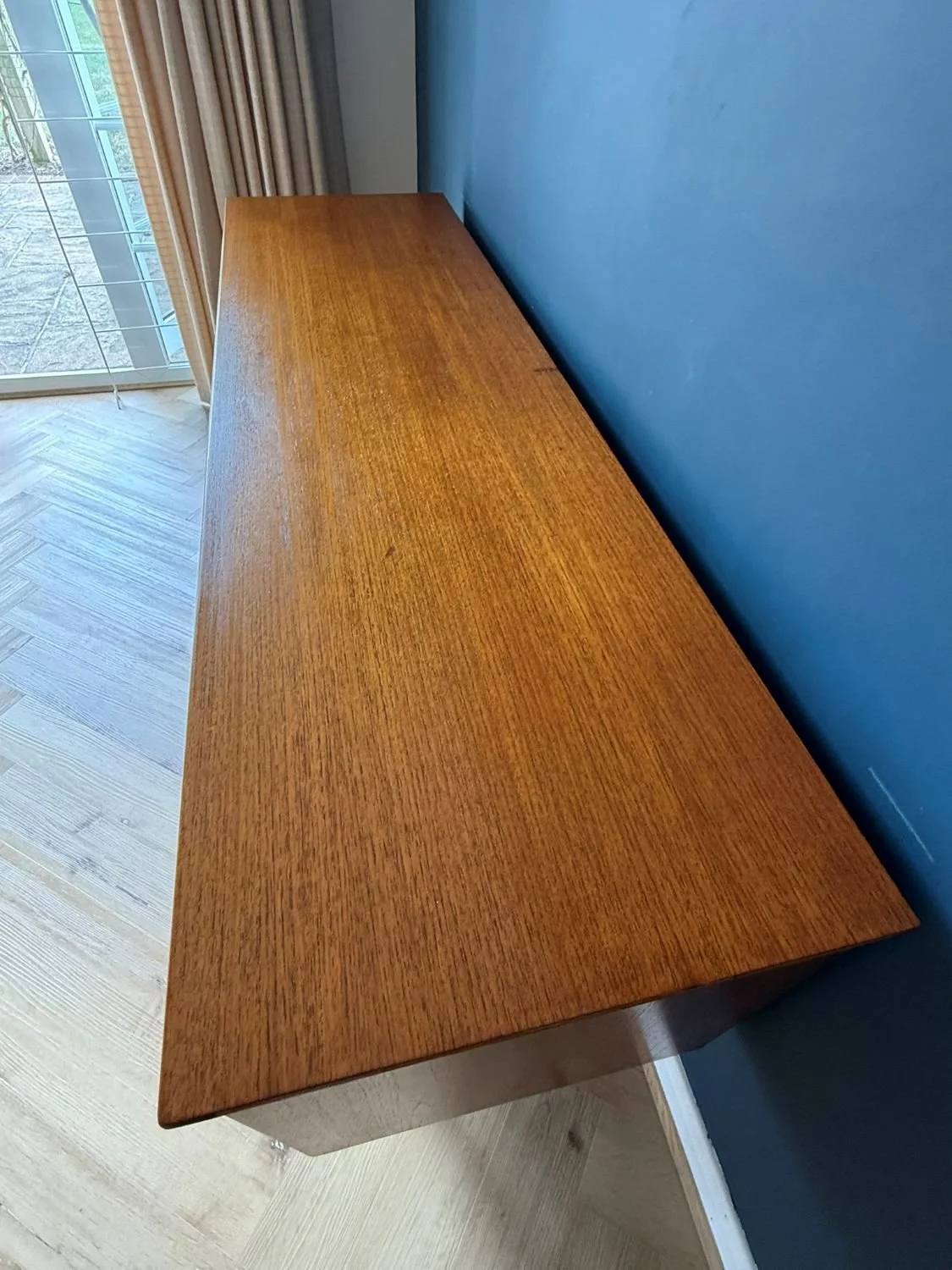 Mid century 1960s Jentique teak compact 5ft sideboard