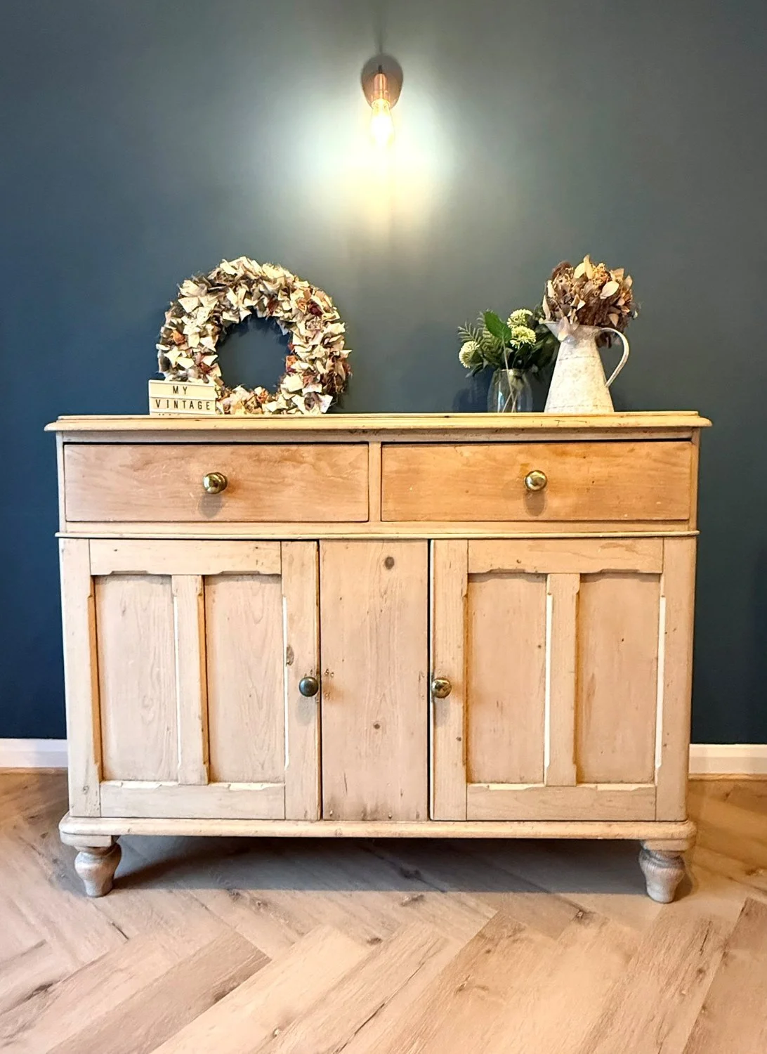 Antique Victorian rustic farmhouse pine sideboard dresser. COMING SOON POA