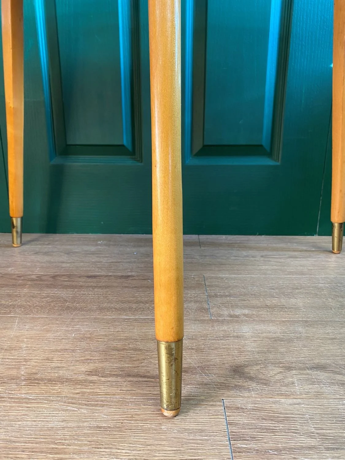 Mid century 1960s teak asymmetric coffee table side table