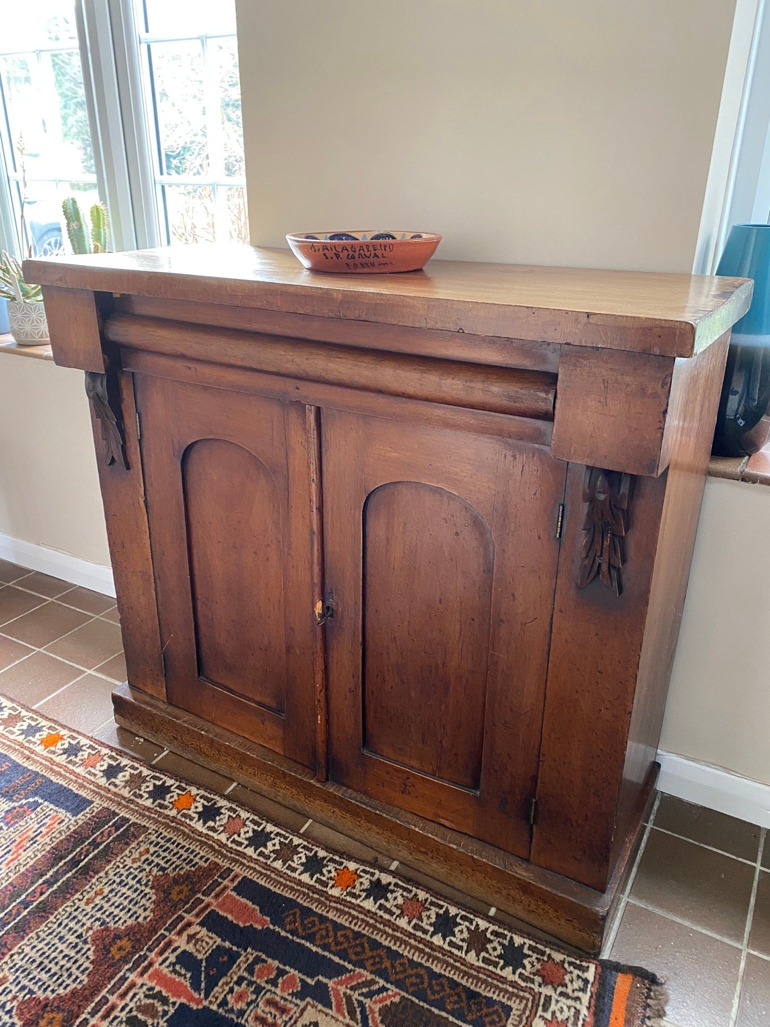 Victorian mahogany chiffonier sideboard