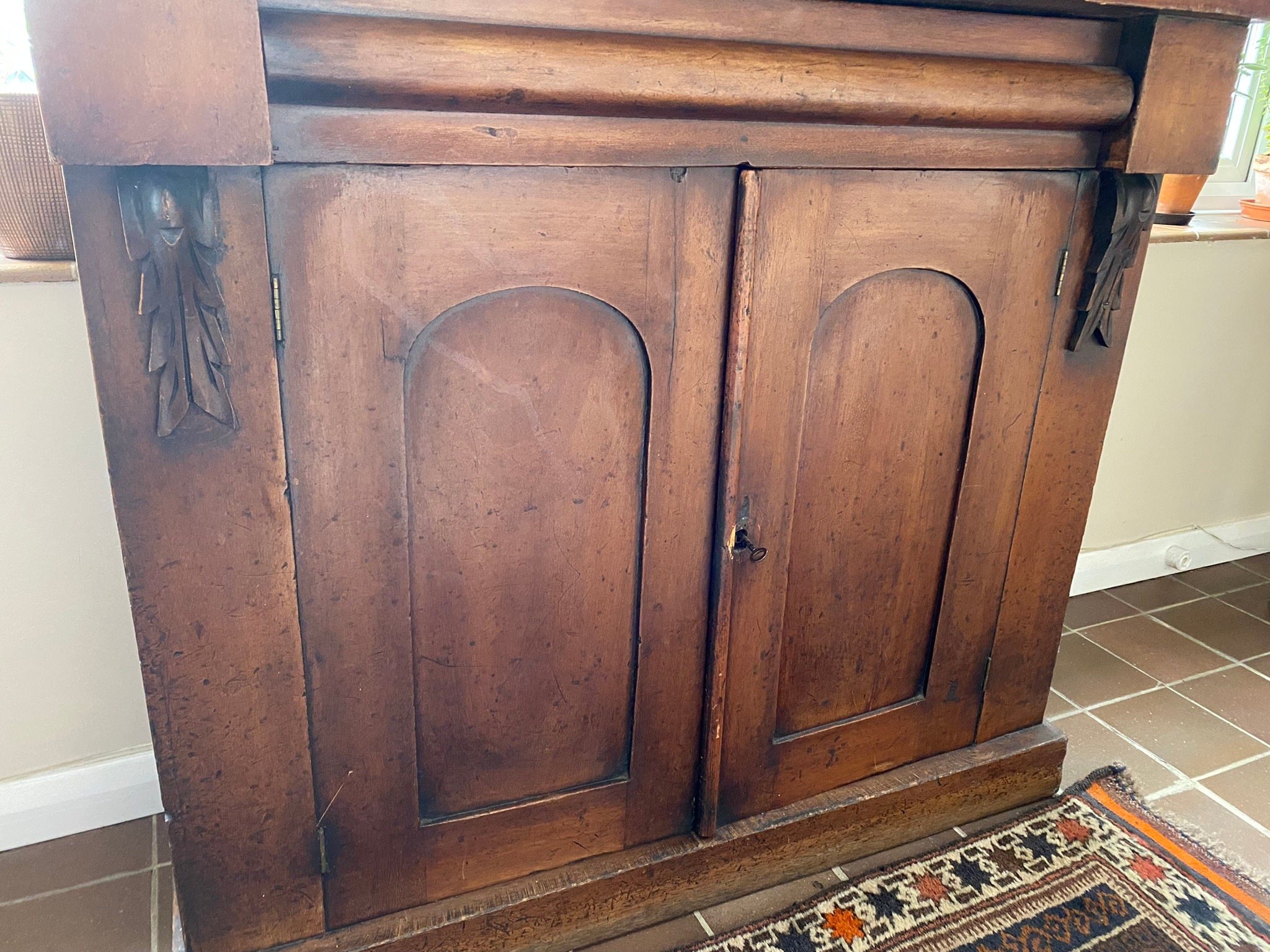 Victorian mahogany chiffonier sideboard