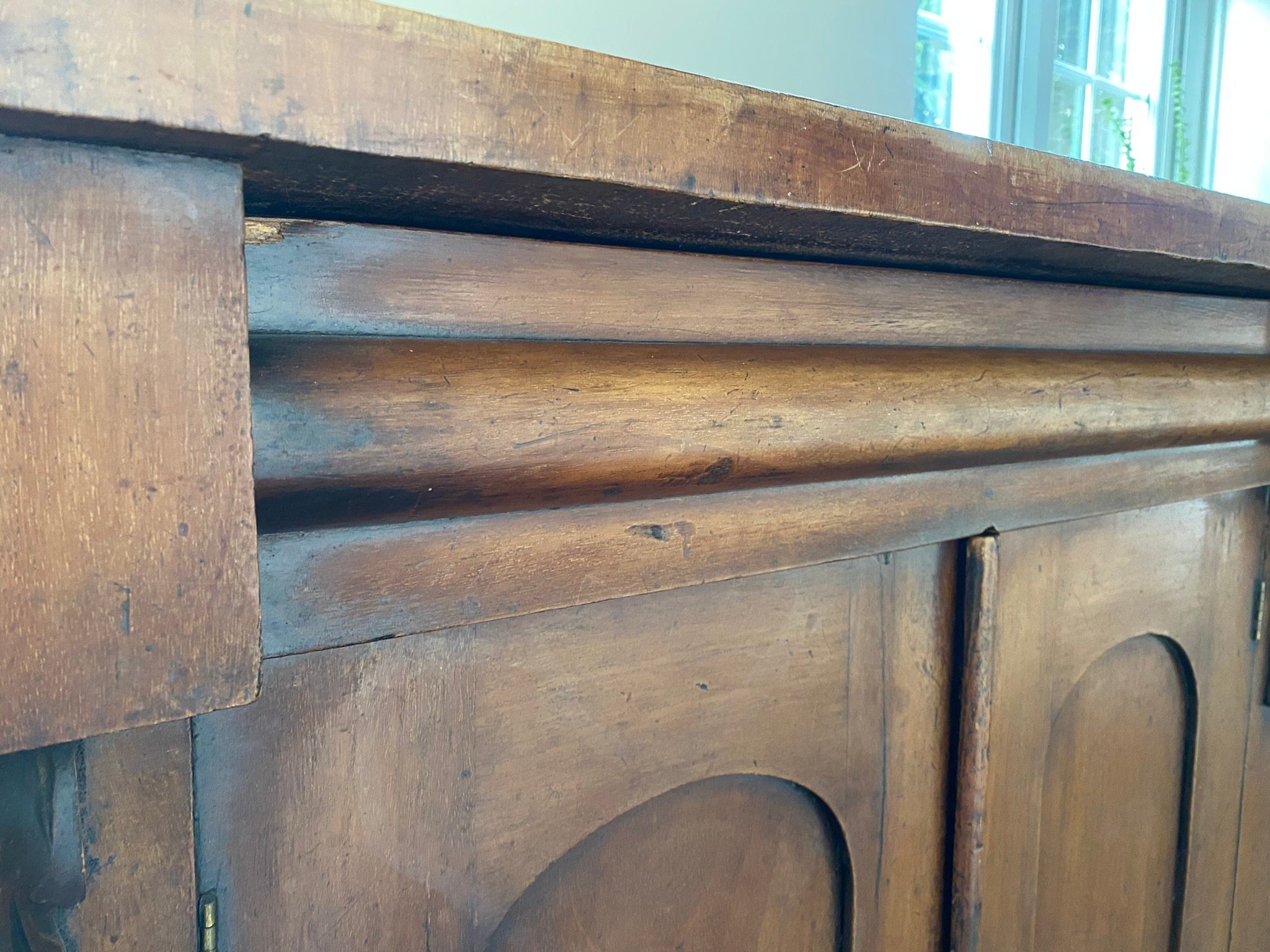 Victorian mahogany chiffonier sideboard