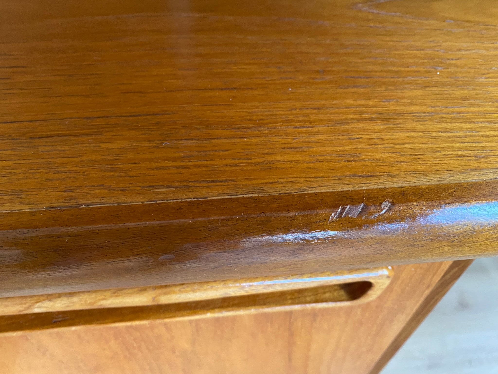 Vintage mid century teak corner wall unit bookcase cupboard cabinet