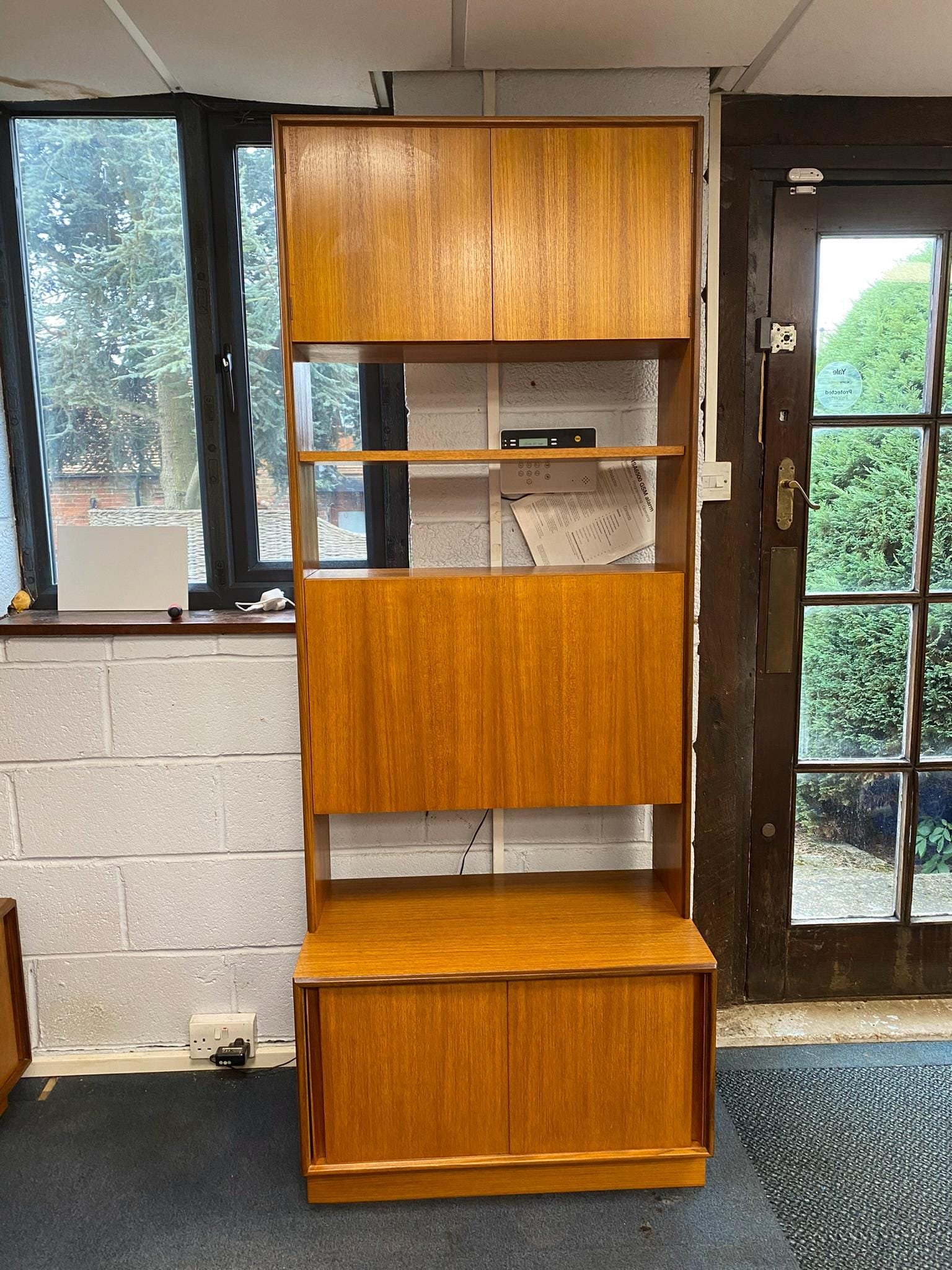 Mid century Danish style G Plan ‘Form 5’ bookcase modular wall unit
