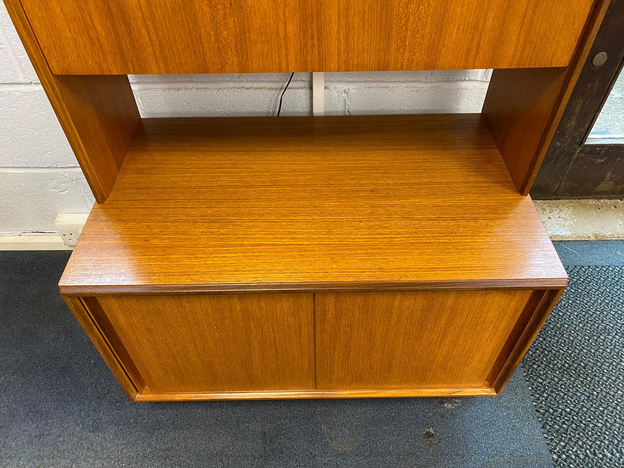 Mid century Danish style G Plan ‘Form 5’ bookcase modular wall unit