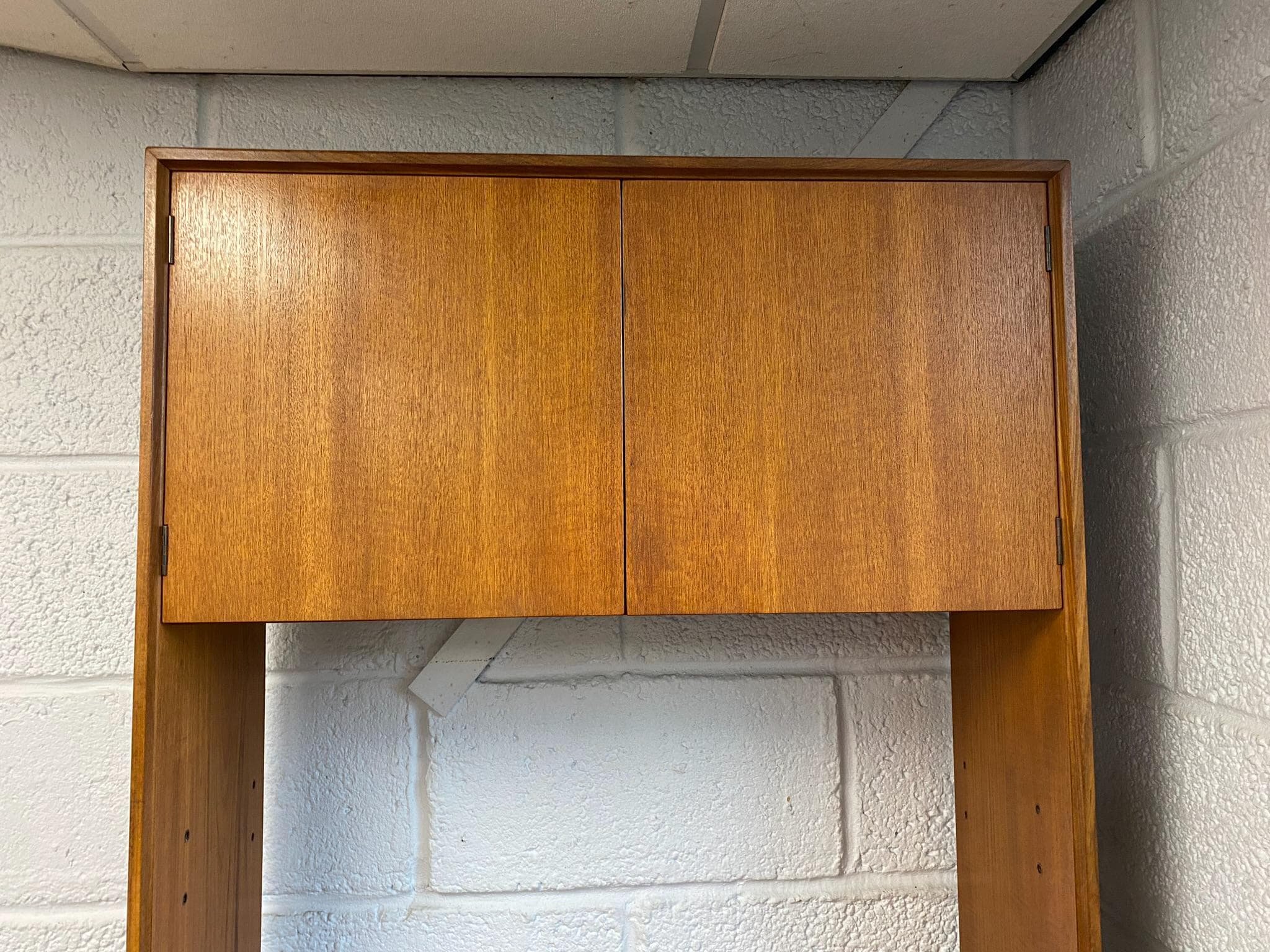 Mid century Danish style G Plan ‘Form 5’ bookcase modular wall unit