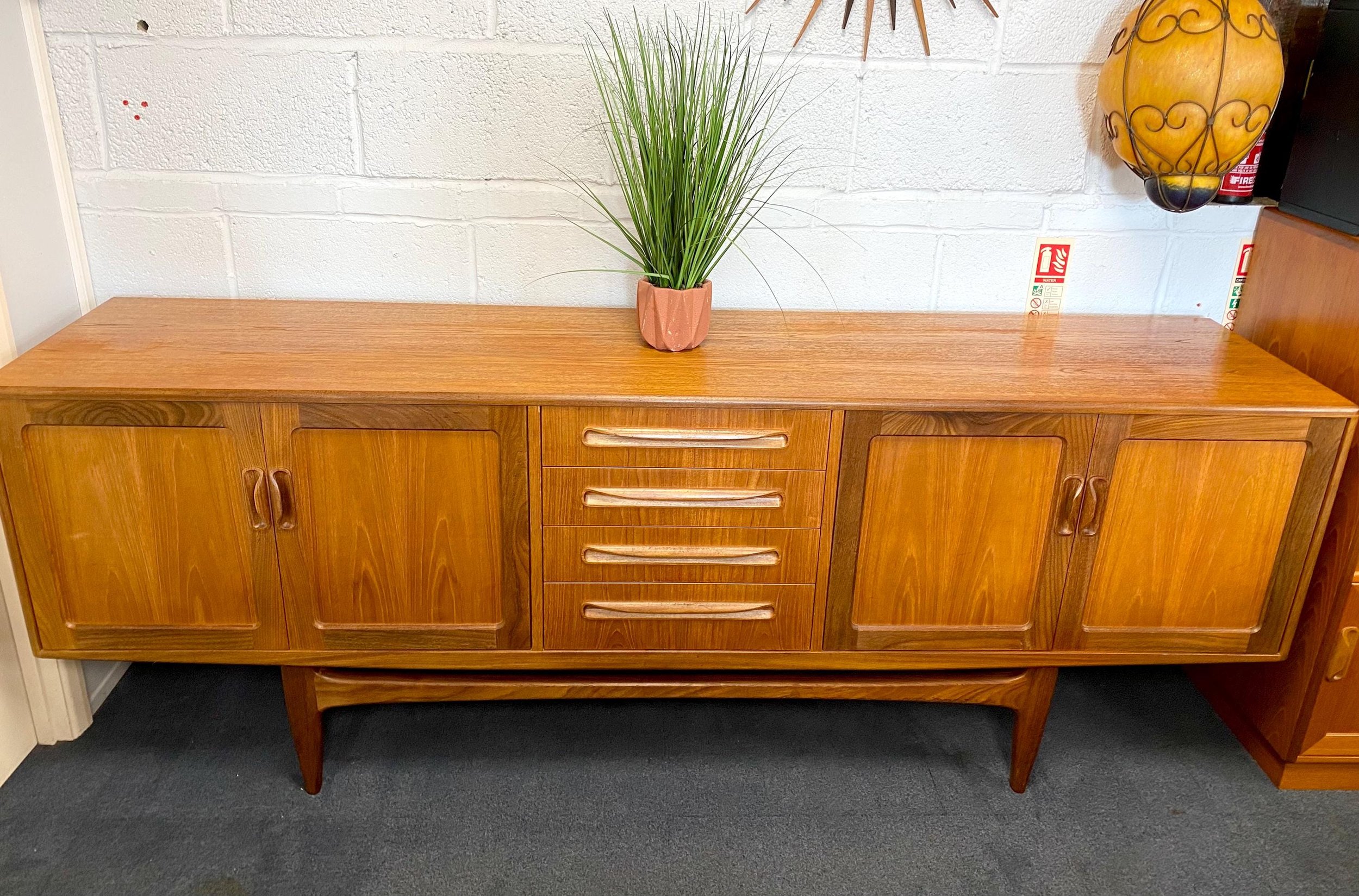 1960s mid century G Plan Long John sideboard by Victor Wilkins in teak and afromosia