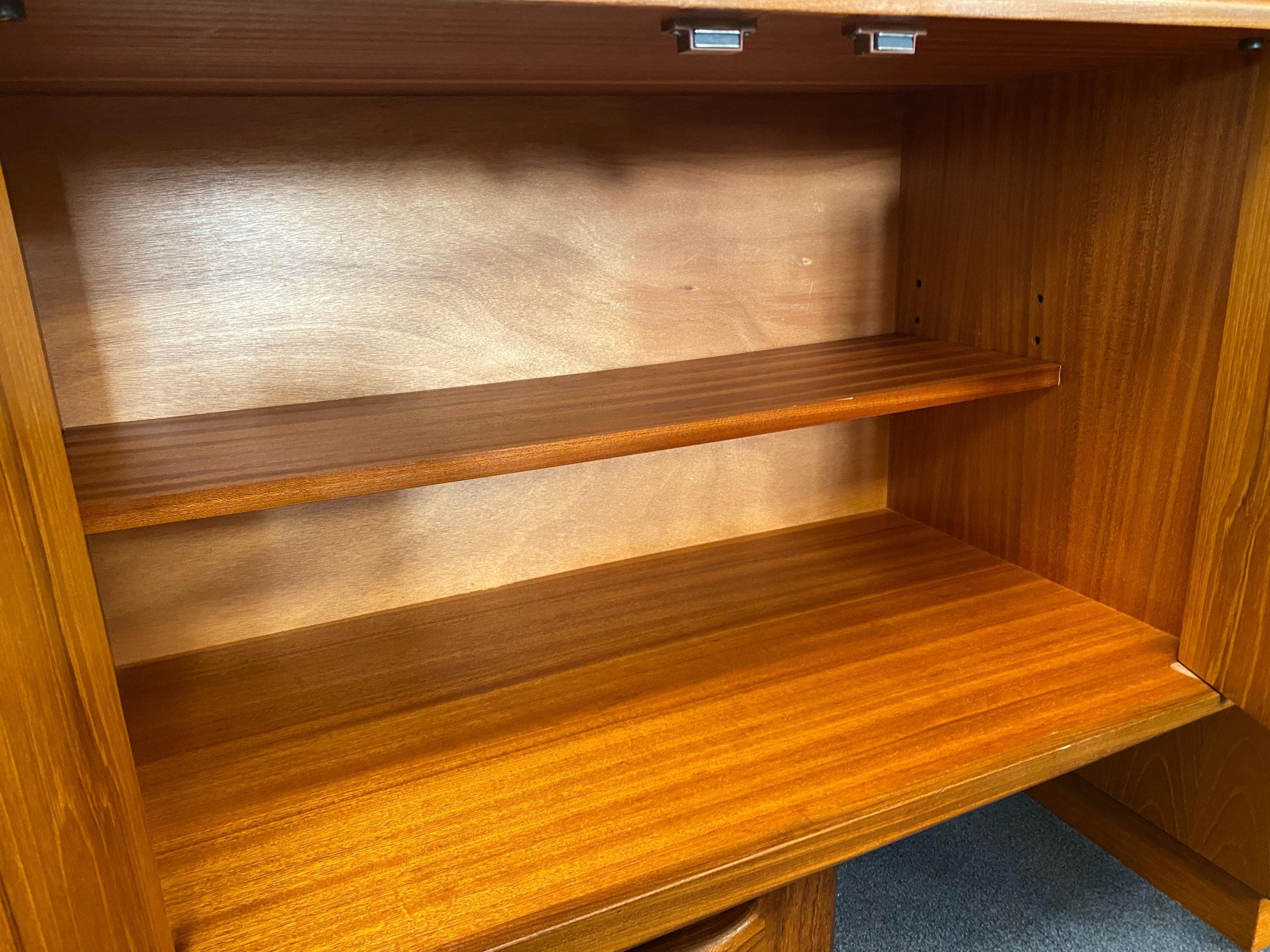 1960s mid century G Plan Long John sideboard by Victor Wilkins in teak and afromosia