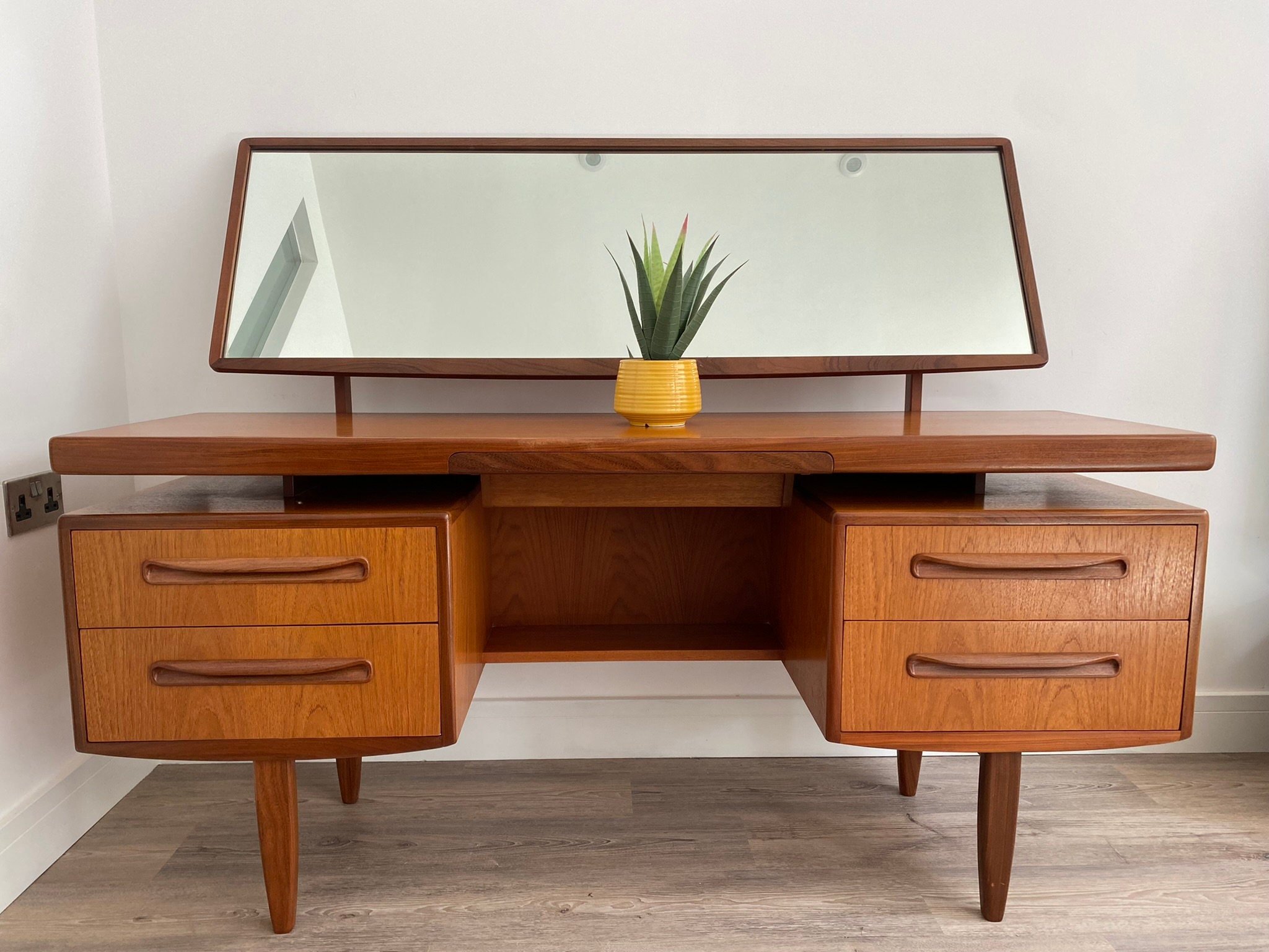 Mid century G Plan Fresco floating top dressing table