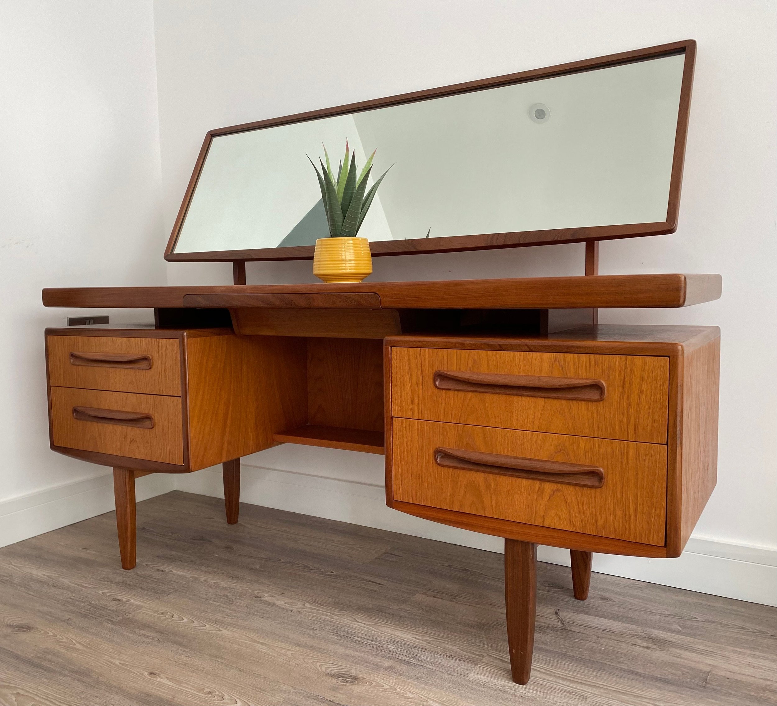 Mid century G Plan Fresco floating top dressing table