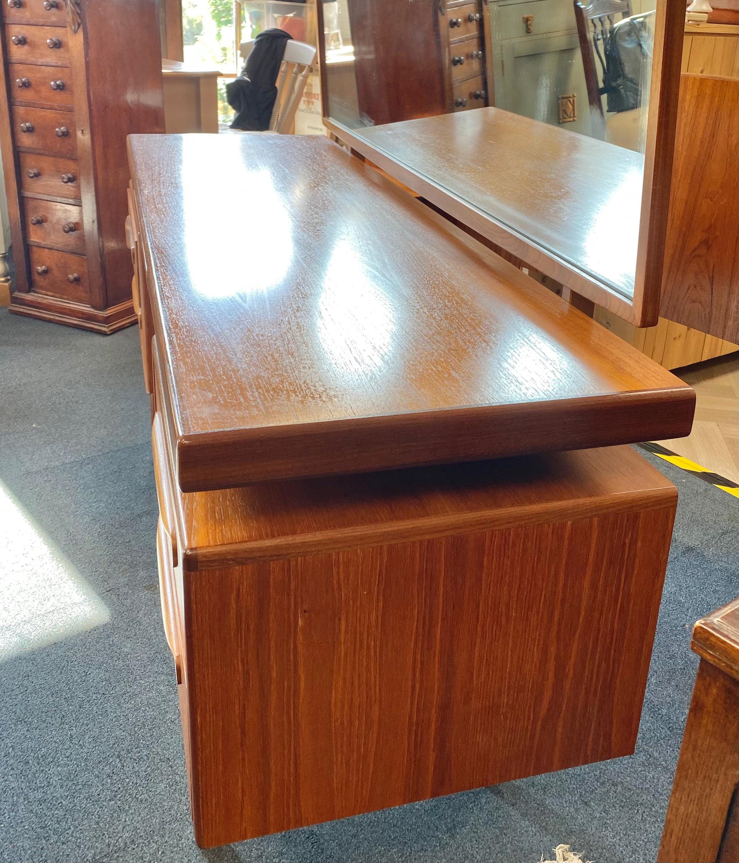 Mid century G Plan Fresco floating top dressing table