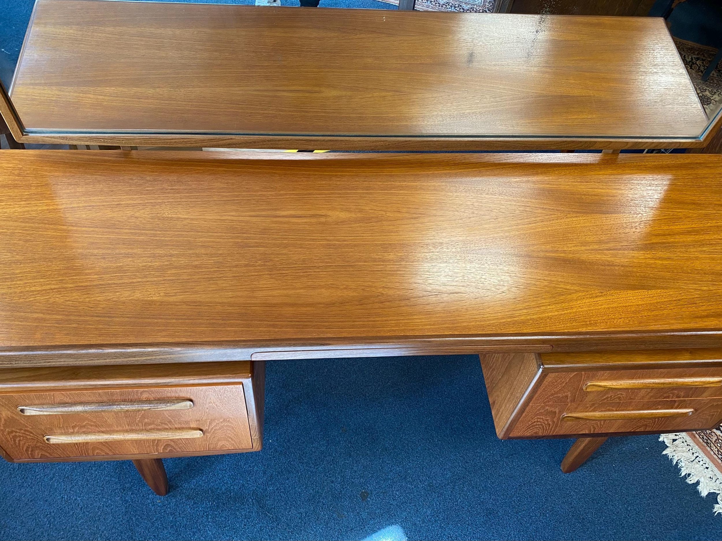Mid century G Plan Fresco floating top dressing table