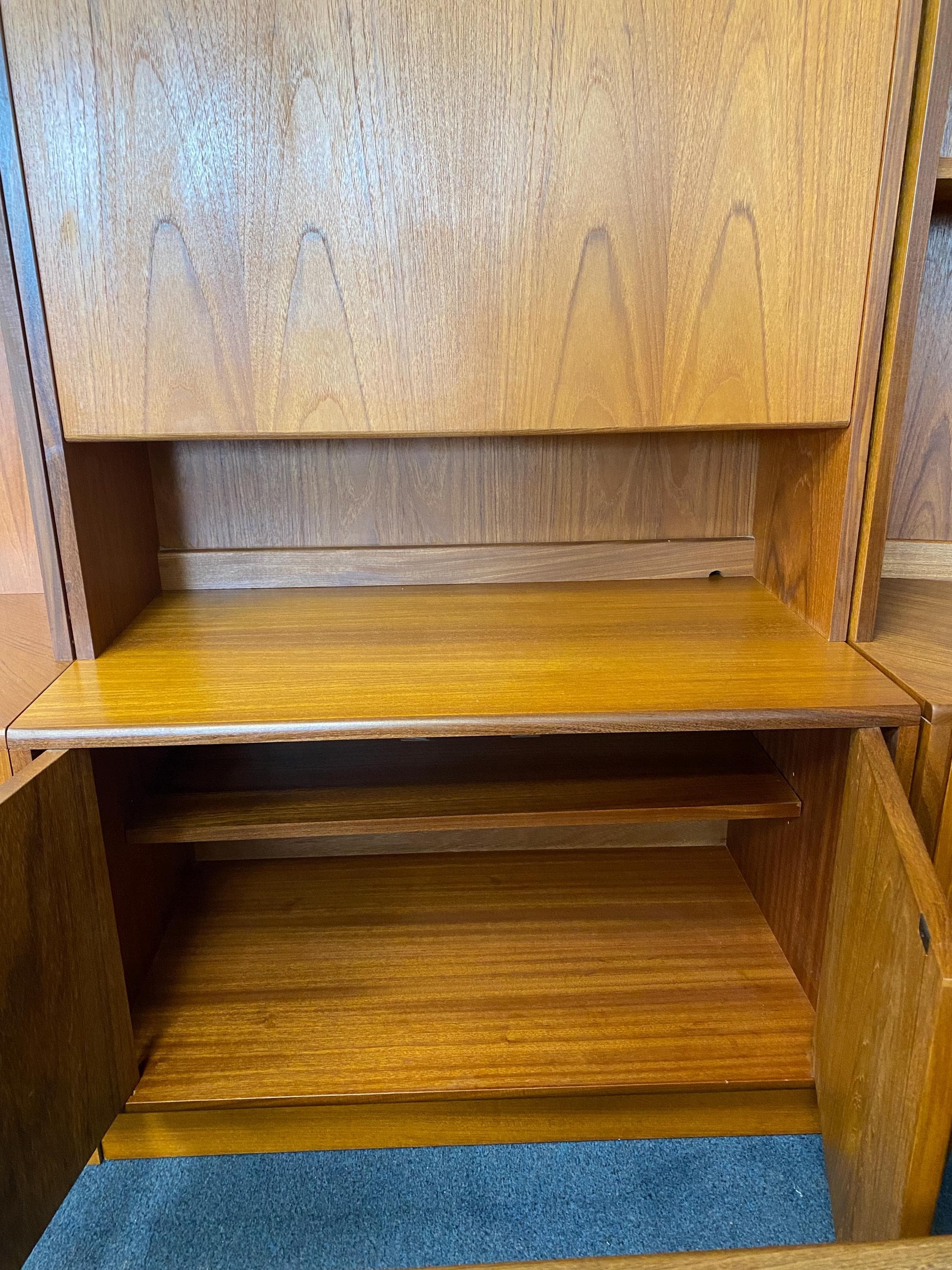 Vintage mid century G Plan E Gomme Fresco teak drinks cabinet