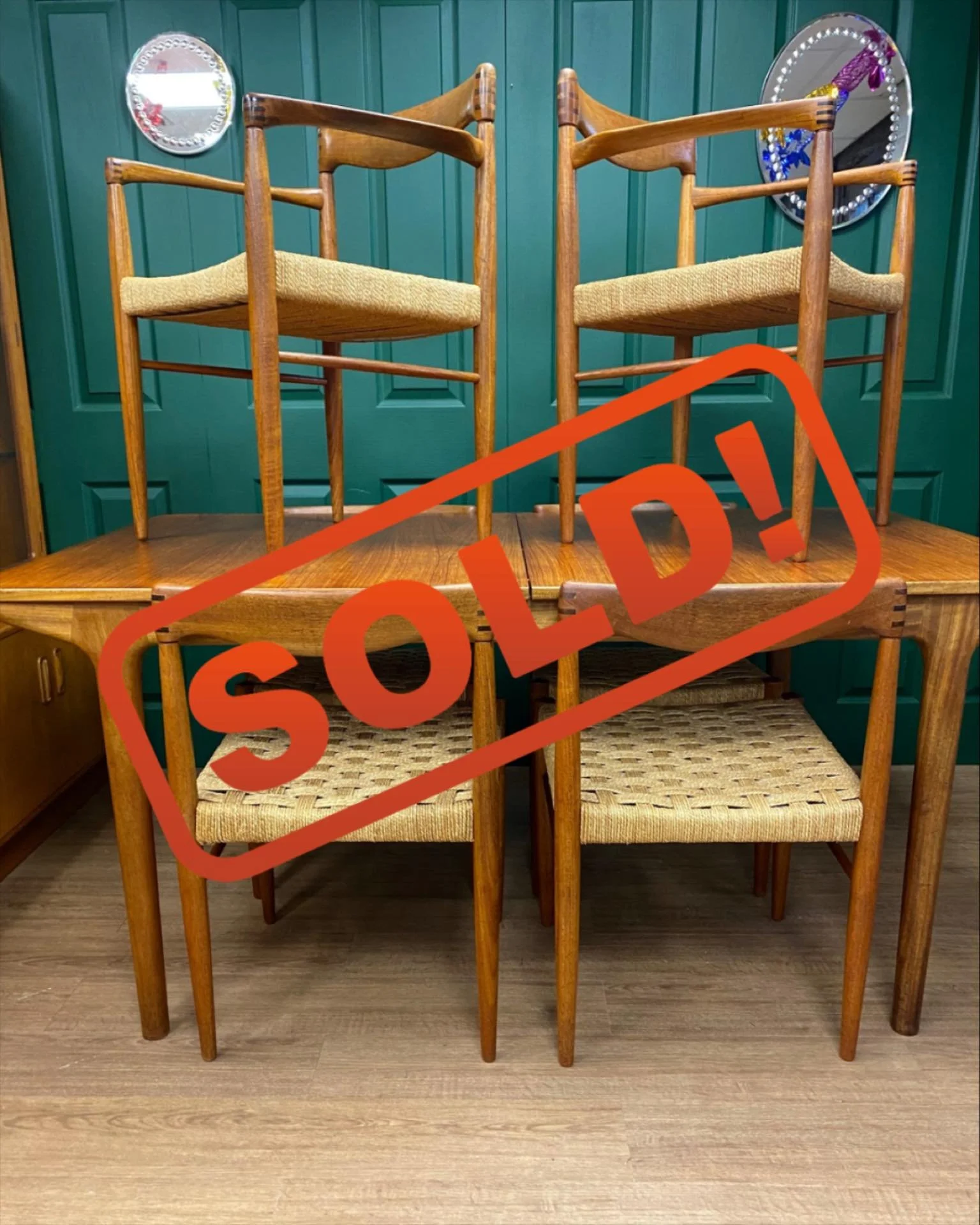 Sold in store! 

This beautiful mid century modern teak McIntosh table and Bramin chairs will be heading off for a new life in France!

#midcenturymodern #teakfurniture #1960style
