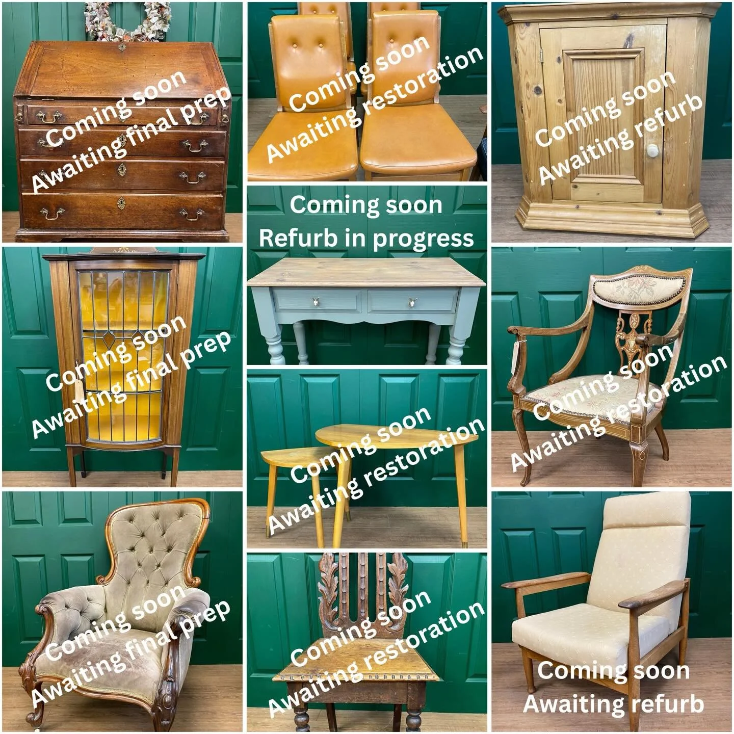 Lots of new stock!

I&rsquo;m working my way through the restorations, but if you&rsquo;d like to reserve an item, please get in touch. If you see a piece here and you&rsquo;d like it in a specific colour or upholstered in a specific fabric, I can ta