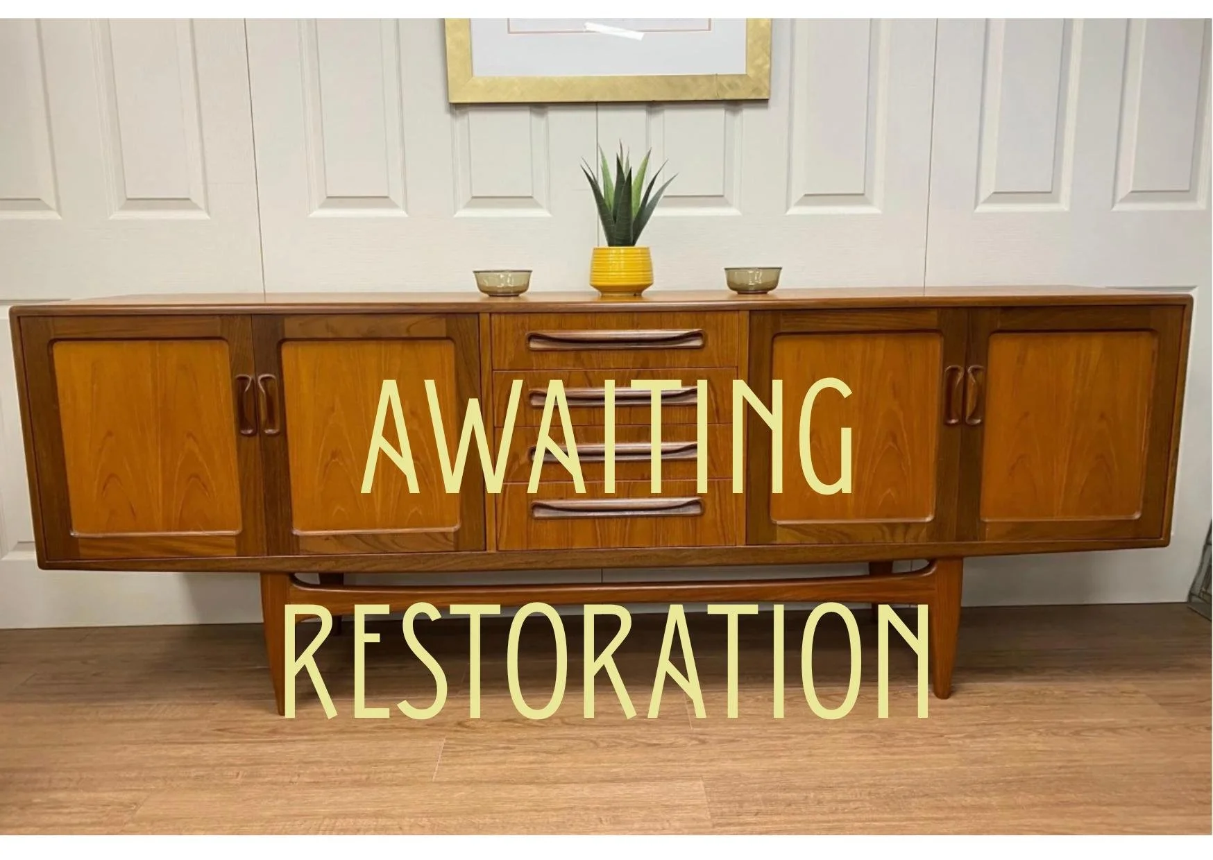 1960s mid century G Plan Long John sideboard by Victor Wilkins in teak and afromosia