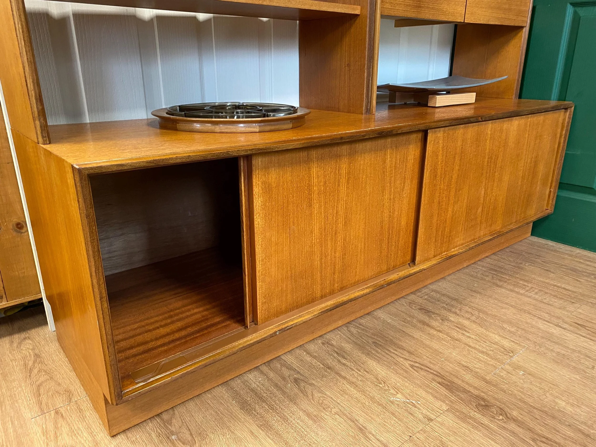 Mid century 1960s vintage retro Danish style G Plan Form 5 double modular wall unit