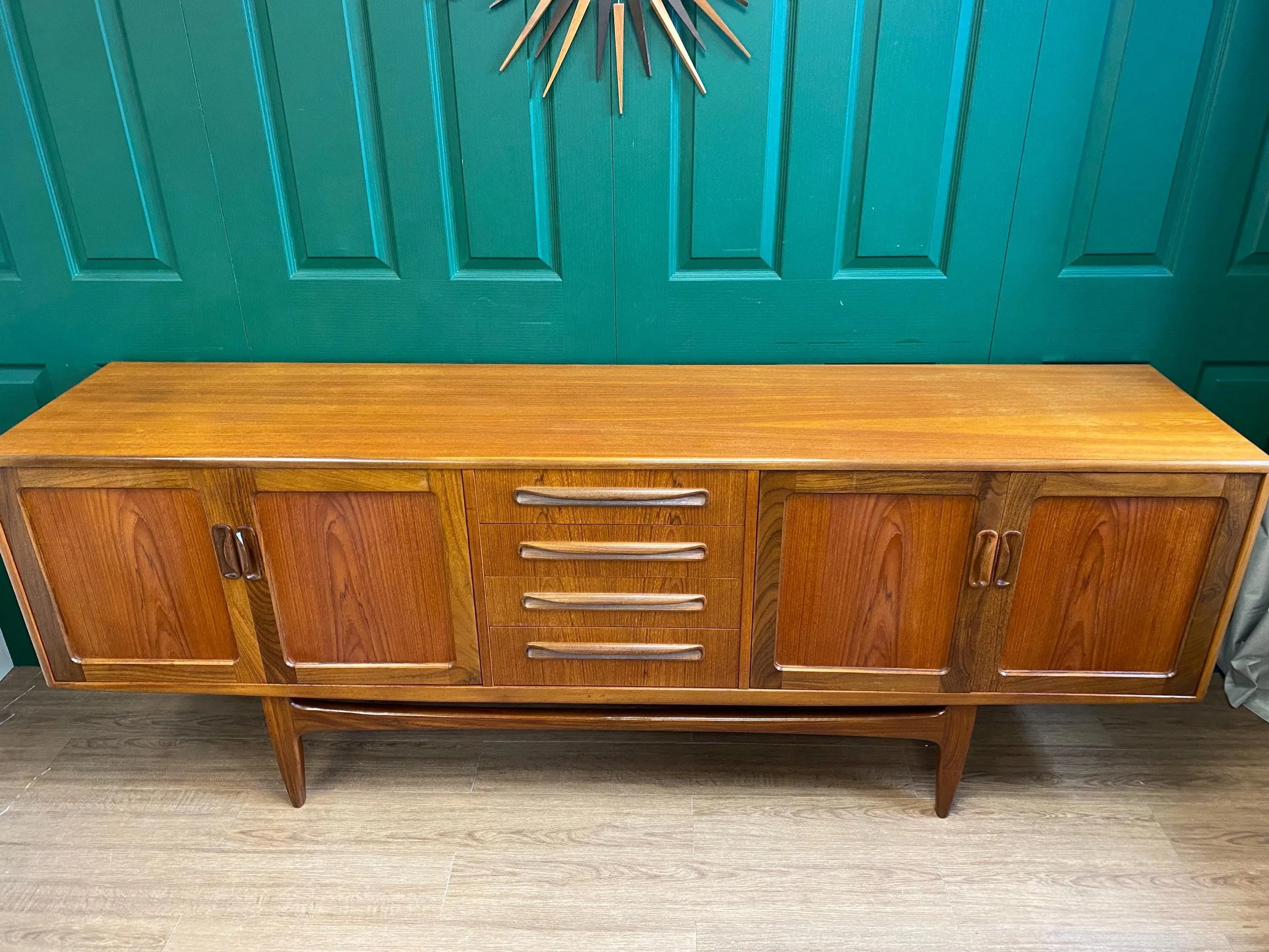 1960s mid century G Plan Long John sideboard by Victor Wilkins in teak and afromosia