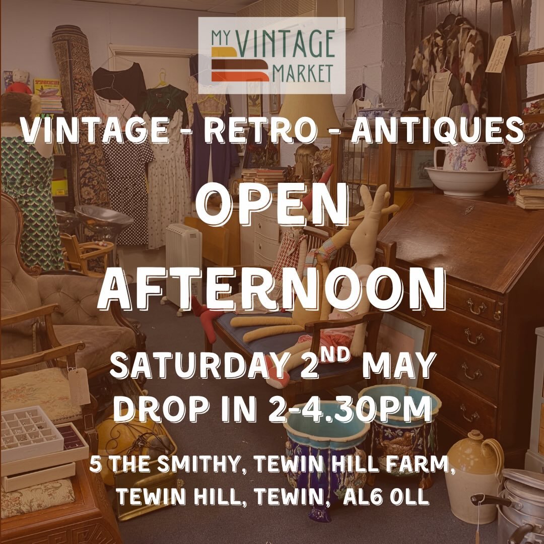 Looking for something to do this May bank holiday? 

My shop is bursting with loads of fantastic retro finds. Whether you&rsquo;re looking for a stylish unique piece of furniture, a quirky gift, or simply a trip down memory lane, pop in for a cup of 