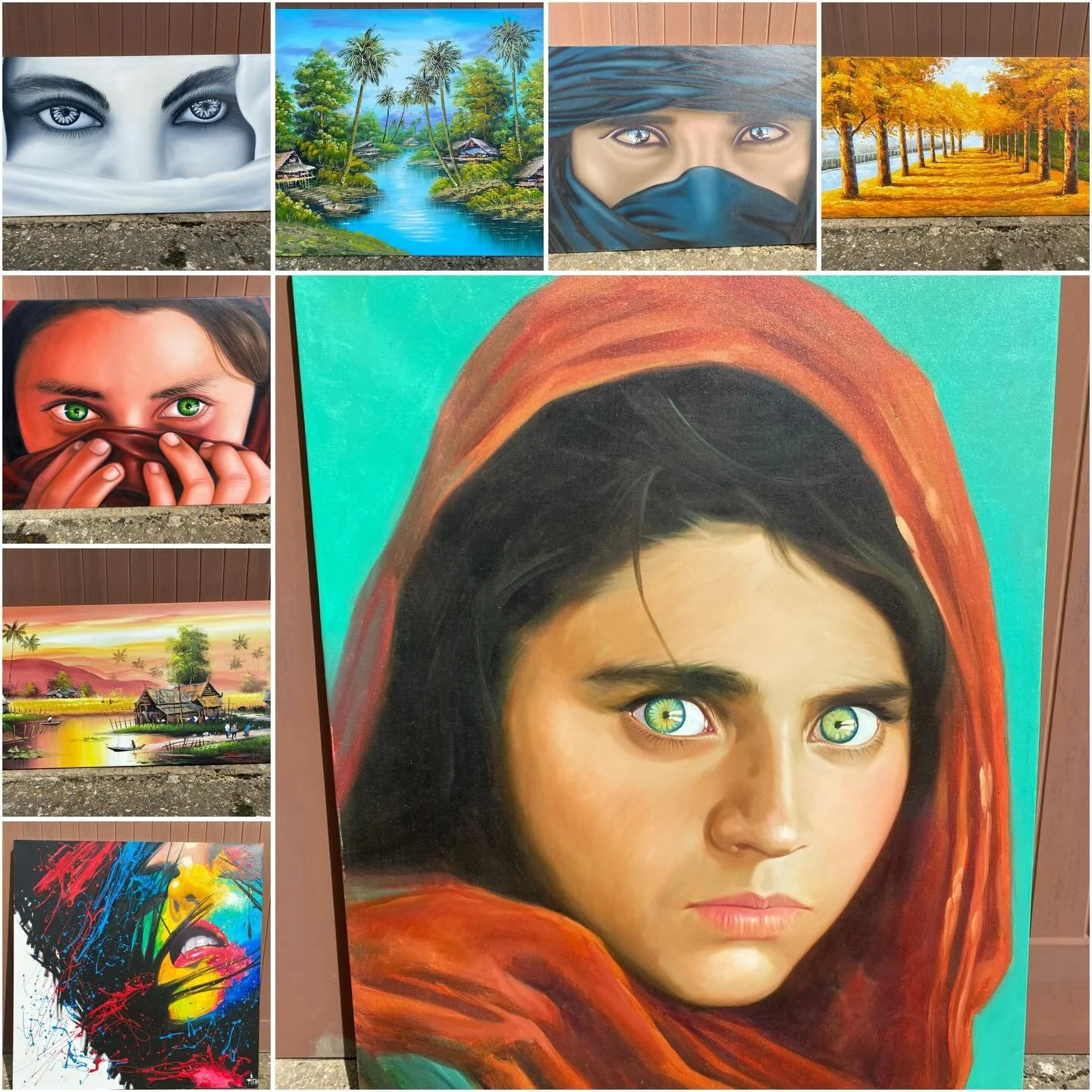 I have some fabulous original oil paintings available for sale. I am selling these on behalf of a customer who purchased them during her travels in Thailand in the 90s. 

Available now in my shop 

5 The Smithy, Tewin Hill Farm, AL6 0LL
www.myvintage