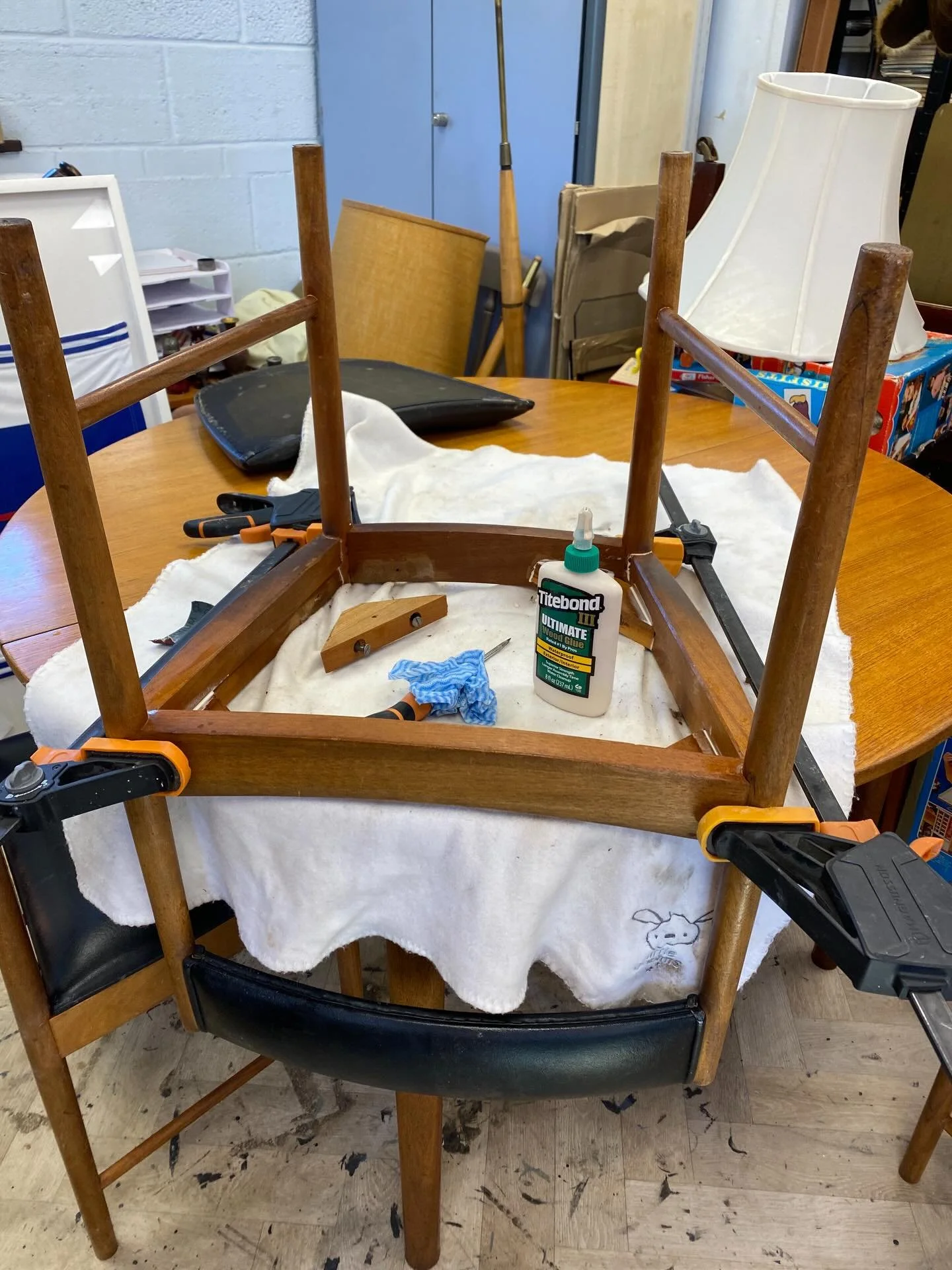 Coming soon&hellip;&hellip;

Working on this fabulous iconic McIntosh table and chairs. The chairs had seen better days and needed completely taking apart and rebuilding and gluing. Working my way through one by one. Watch this space&hellip;&hellip;
