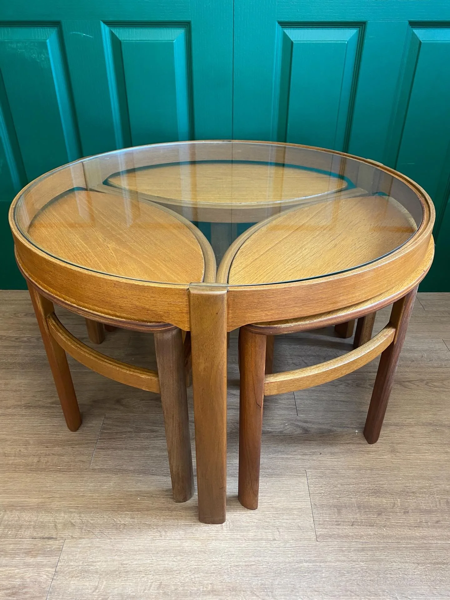 Iconic mid century 1960s teak Nathan Trinity nest of tables. Available to buy from my shop, link in bio.

www.myvintagemarket.co.uk

🏠 Viewing available at 5 The Smithy, Tewin Hill Farm, AL6 0LL

🚚 Delivery available 

📞 Contact me - 07884432525 o