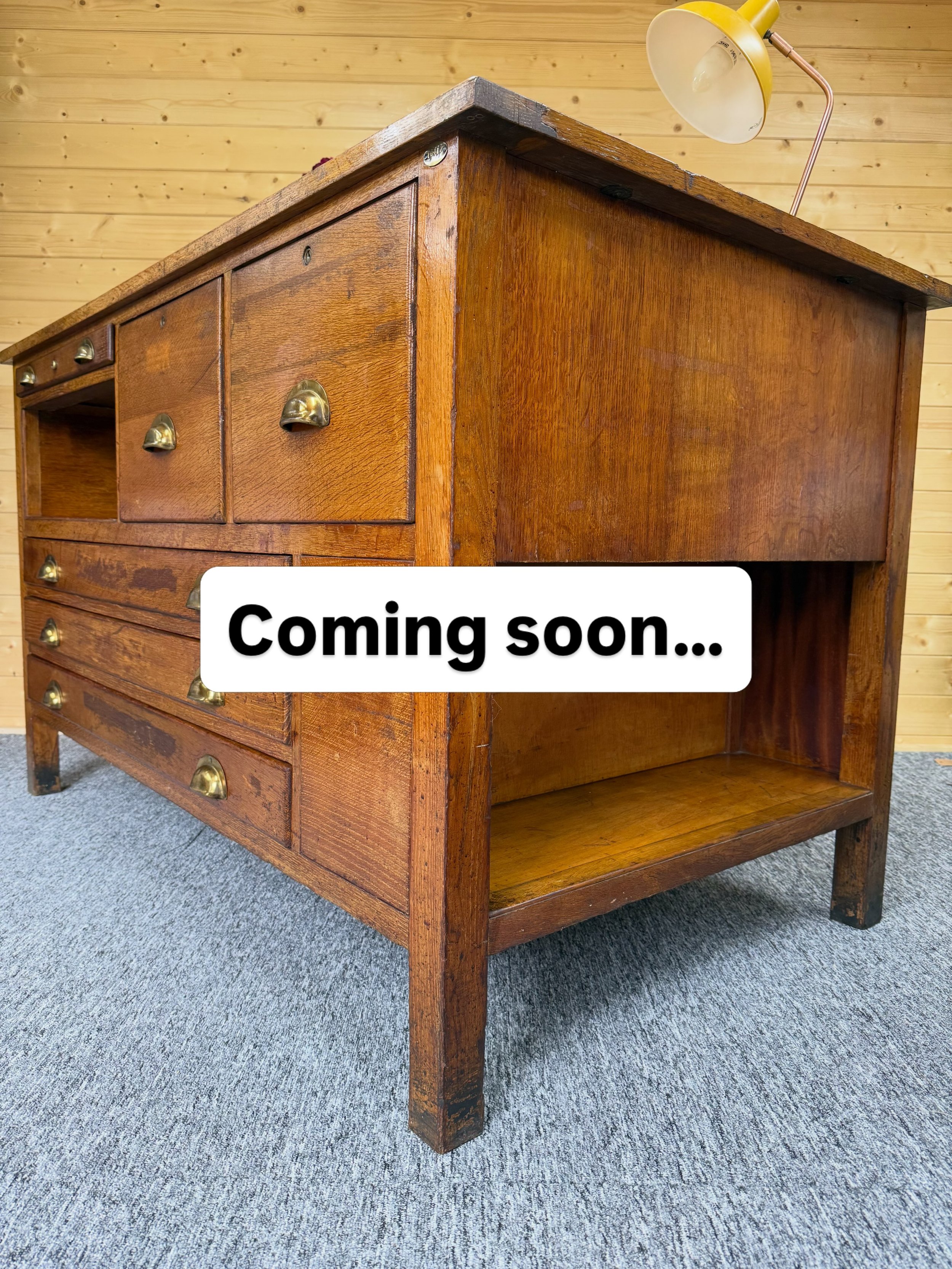 Coming soon&hellip;.this fabulous mid century 1960s plan chest which is full of character. It comes with a history as well; originally came from the drawing office at ICI in Welwyn Garden City, which makes it even more special. Looking for its new ho