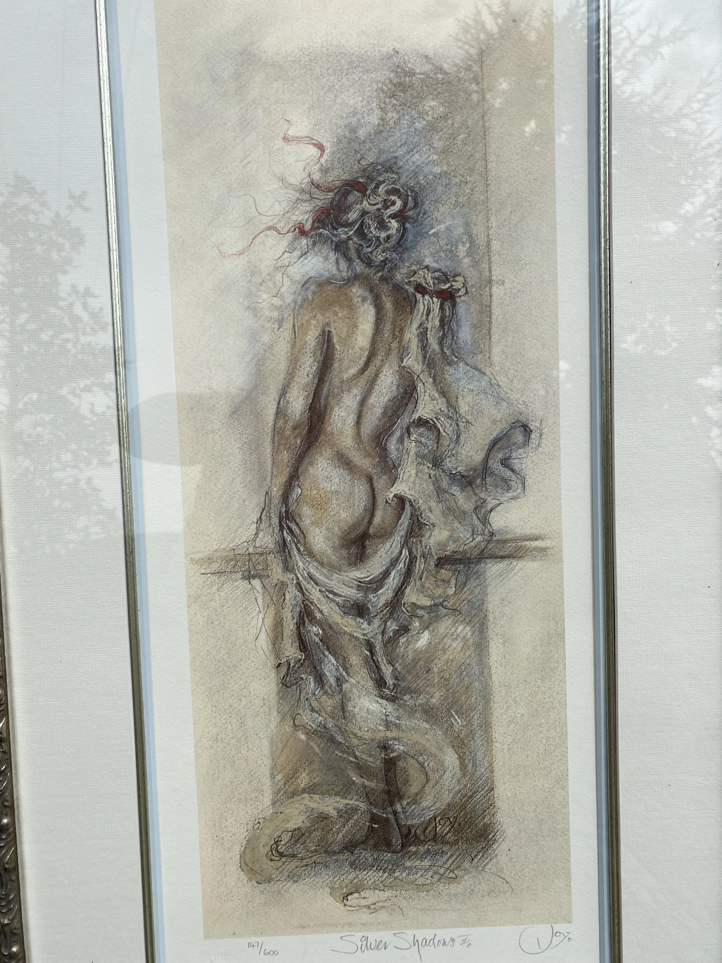 Pair of Joy Kirton-Smith Signed Limited Edition Prints Silver Shadow 1 & 2