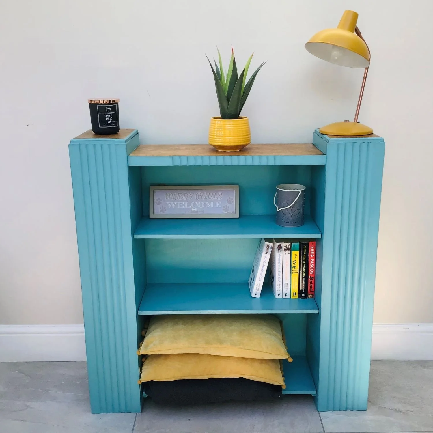 bespoke art deco shelf unit