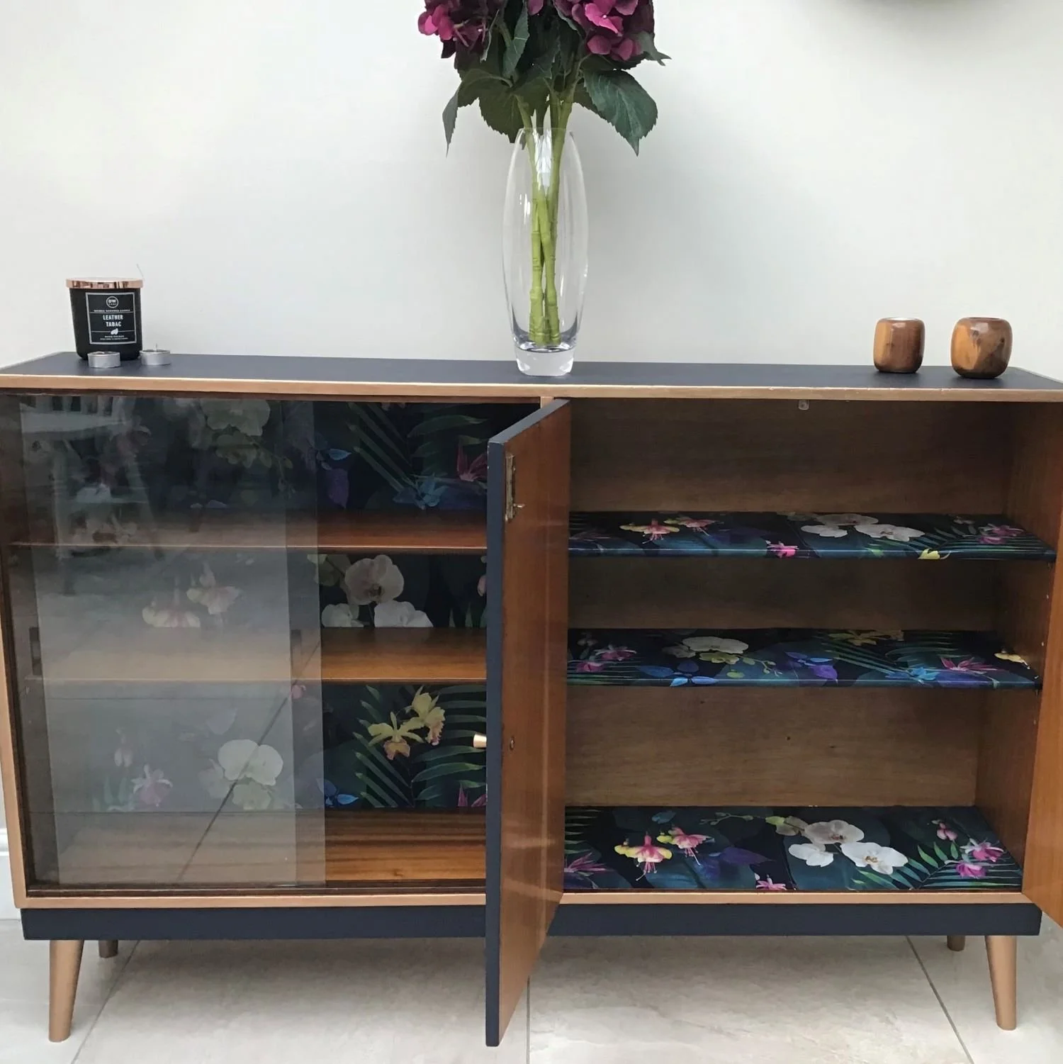 painted retro cabinet