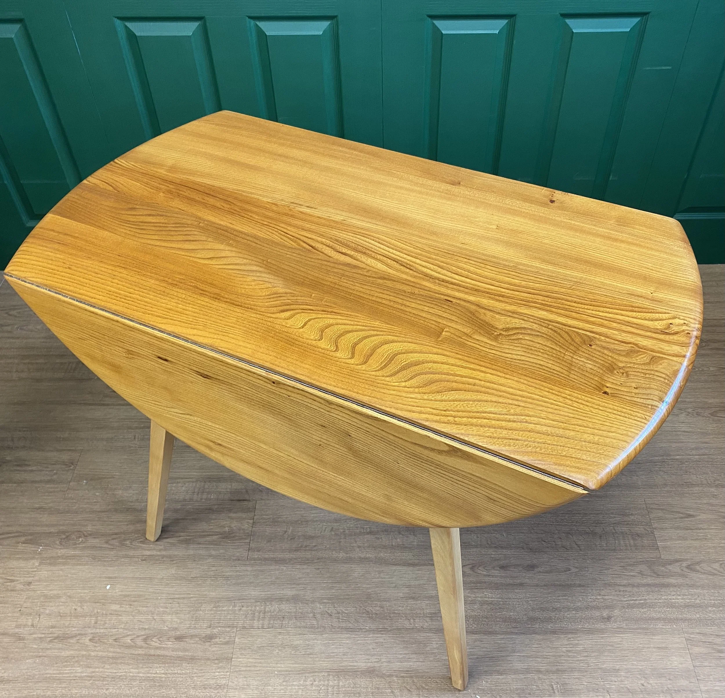 Ercol drop-leaf table and chairs (model 383)