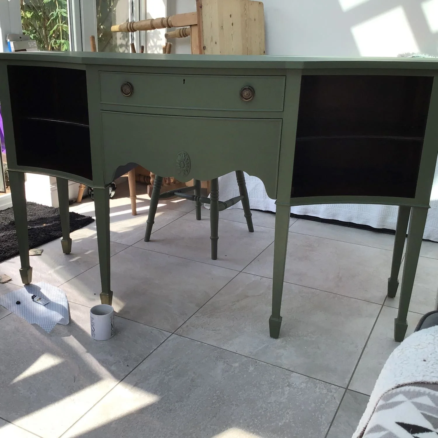 upcycled vintage sideboard