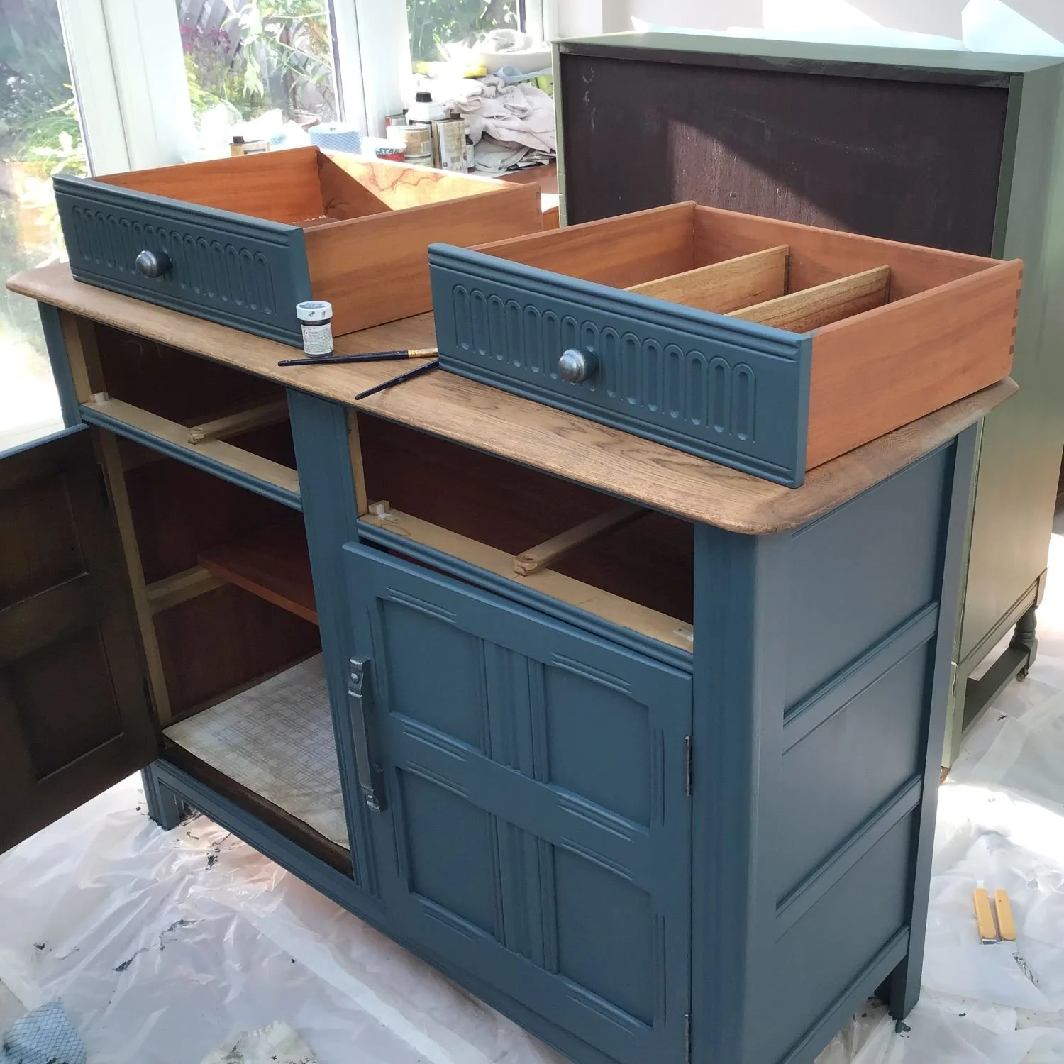 painted vintage furniture