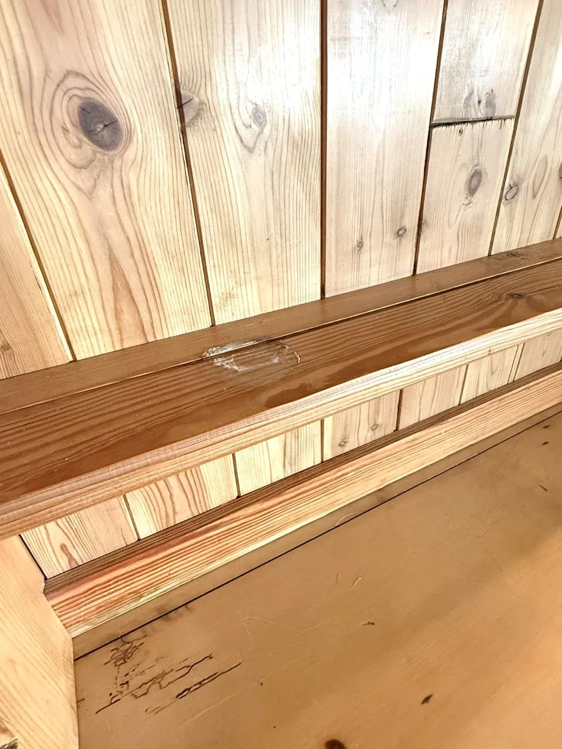 Antique Victorian rustic farmhouse pine sideboard dresser