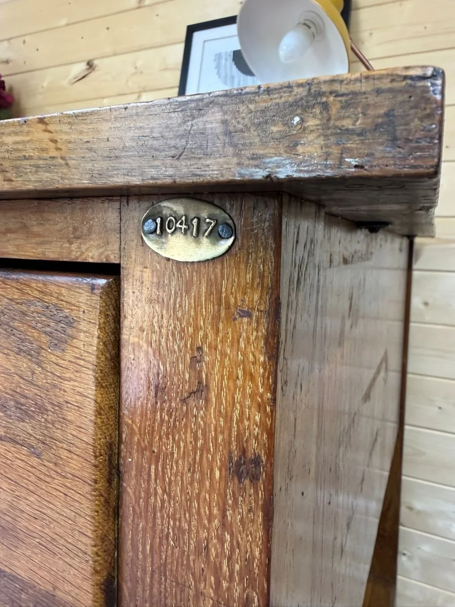 Mid century 1960s solid oak architect artist plan chest kitchen island