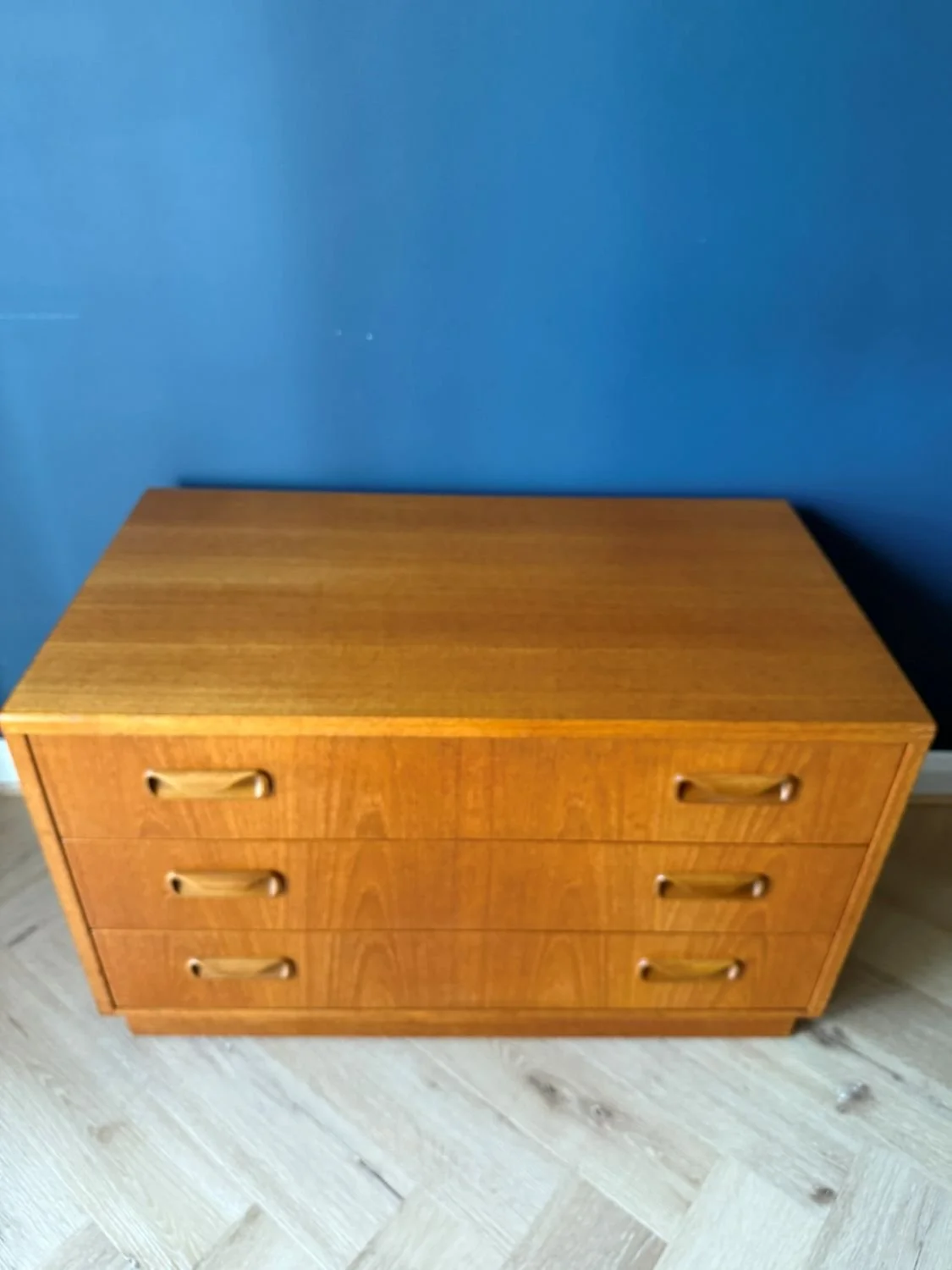 Vintage mid century G Plan E Gomme Fresco teak chest of drawers