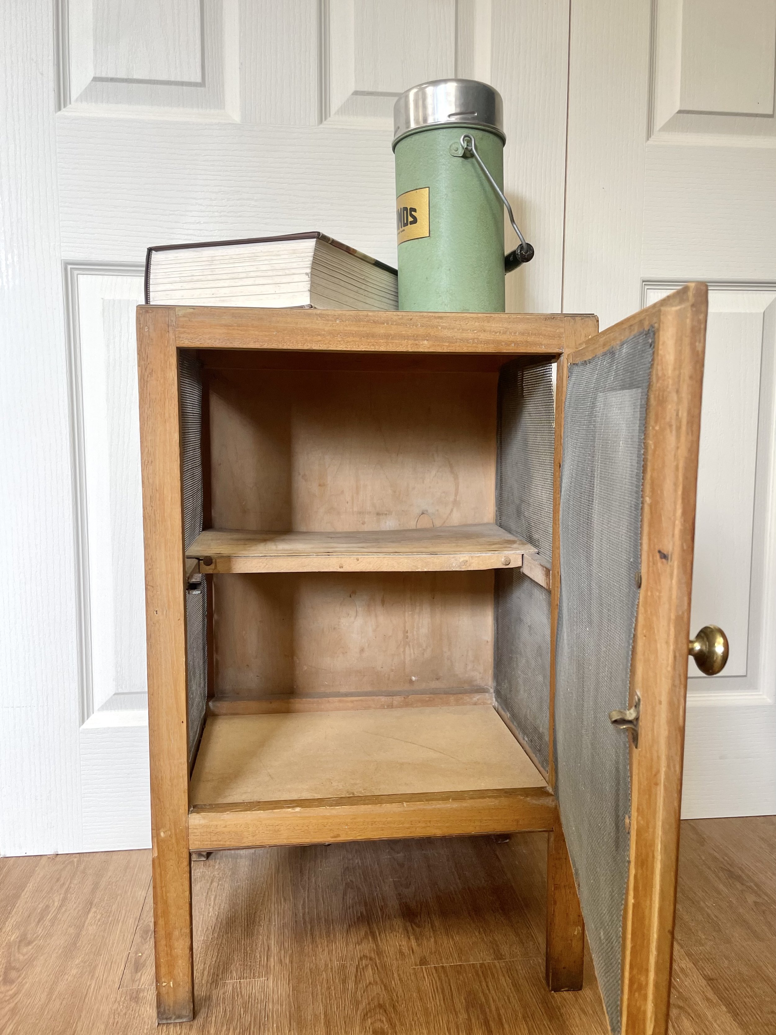 Vintage French cheese cupboard meat safe pie cabinet rustic traditional