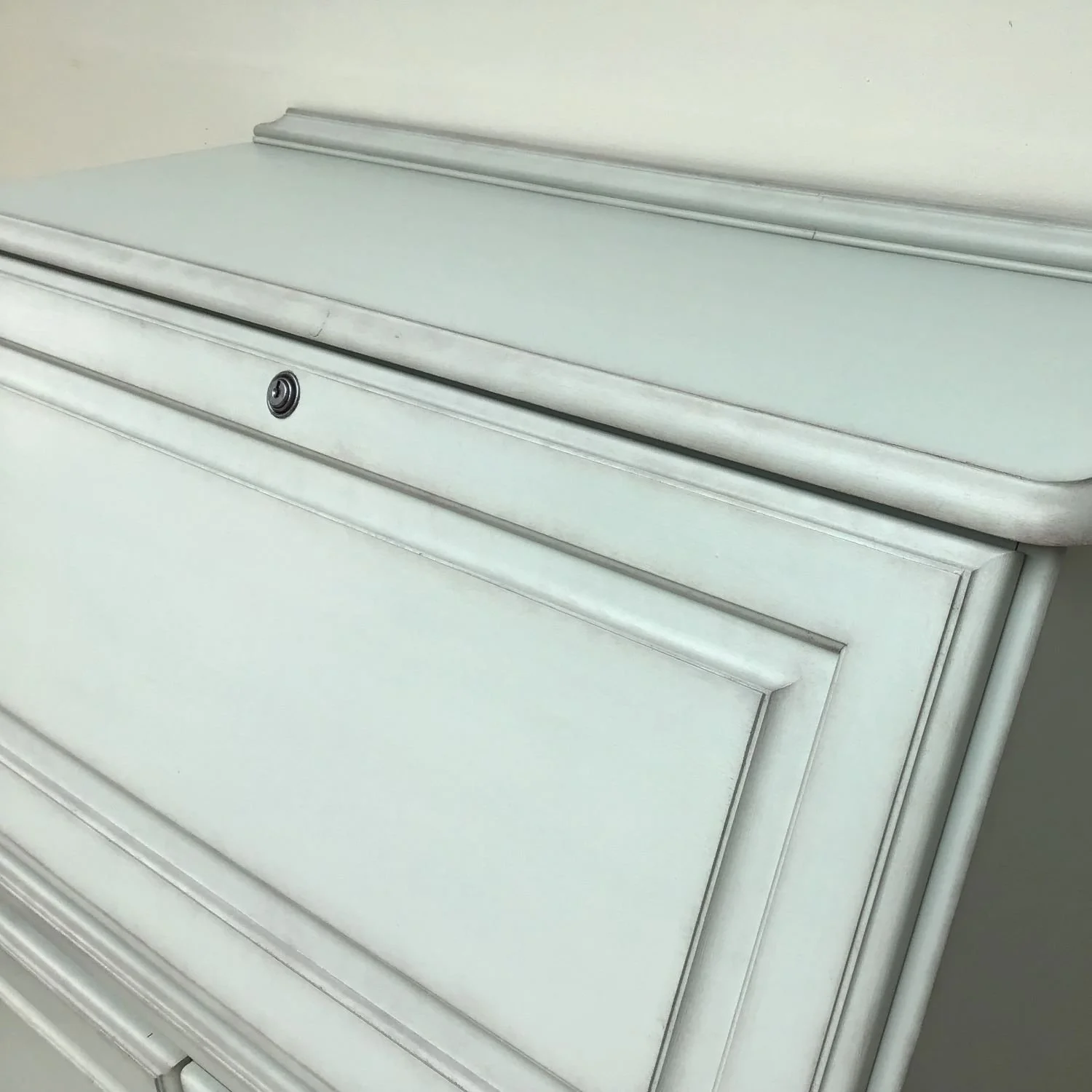 Painted grey desk