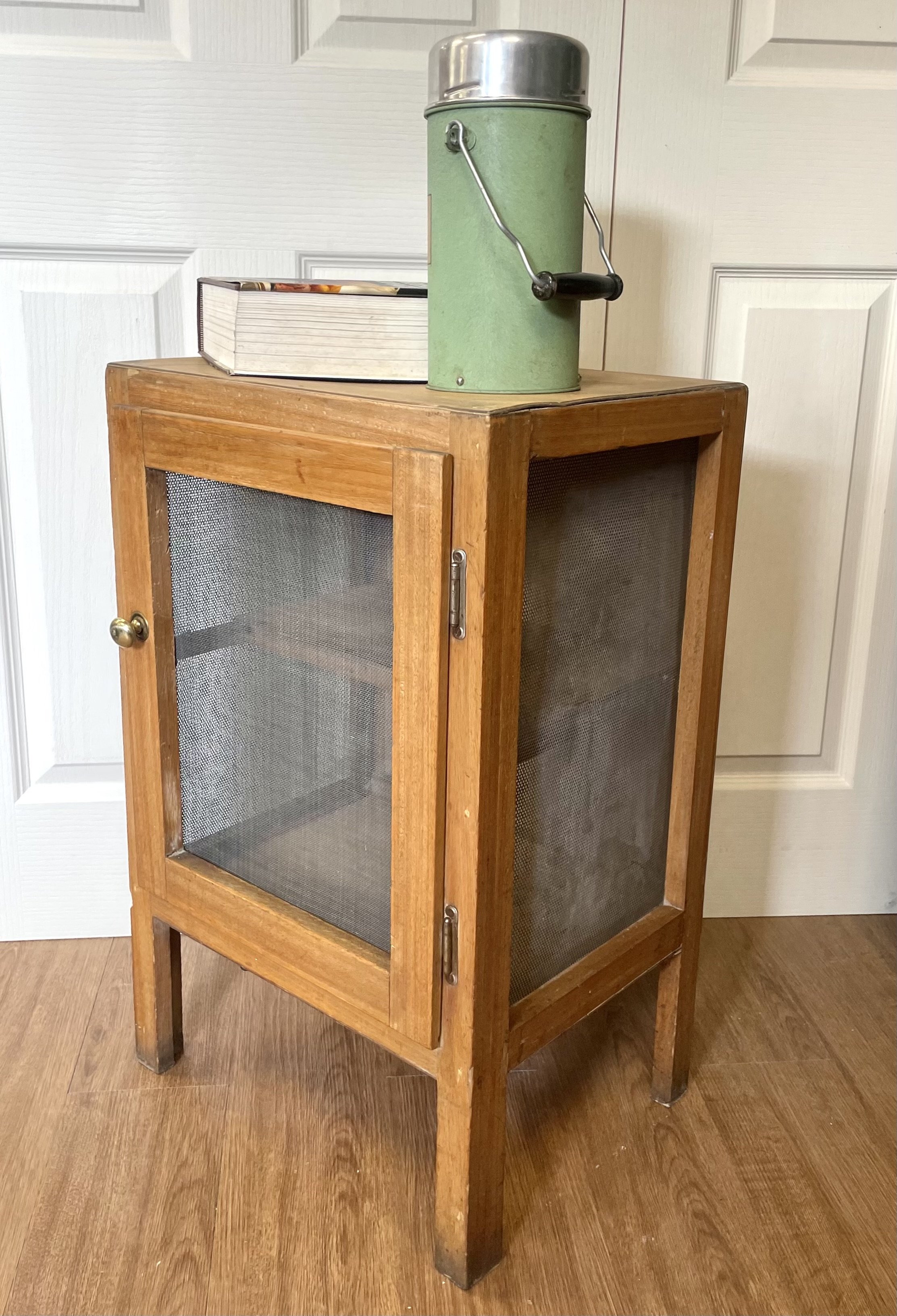 Vintage French cheese cupboard meat safe pie cabinet rustic traditional