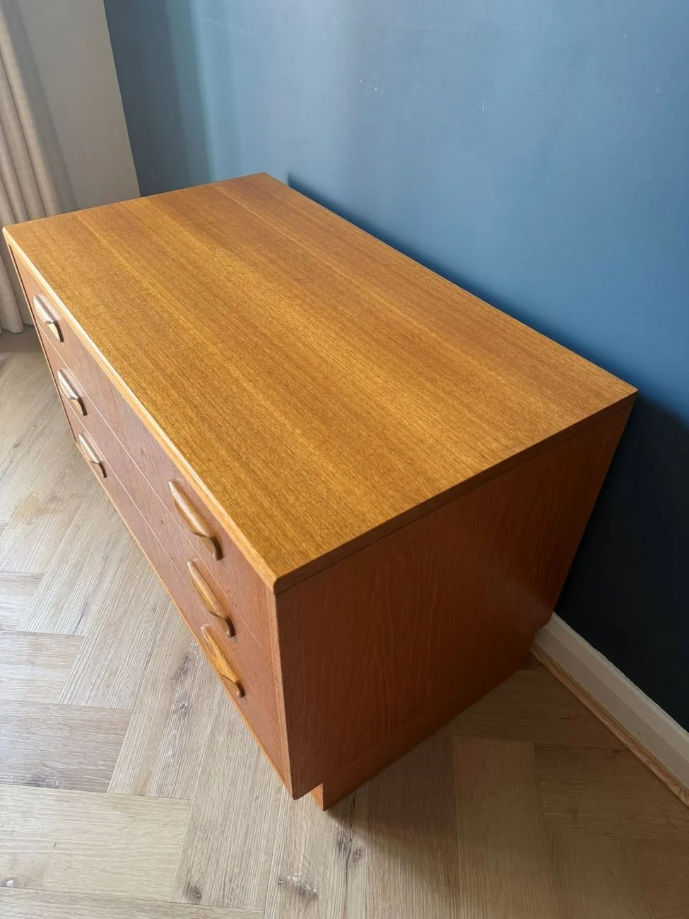 Vintage mid century G Plan E Gomme Fresco teak chest of drawers