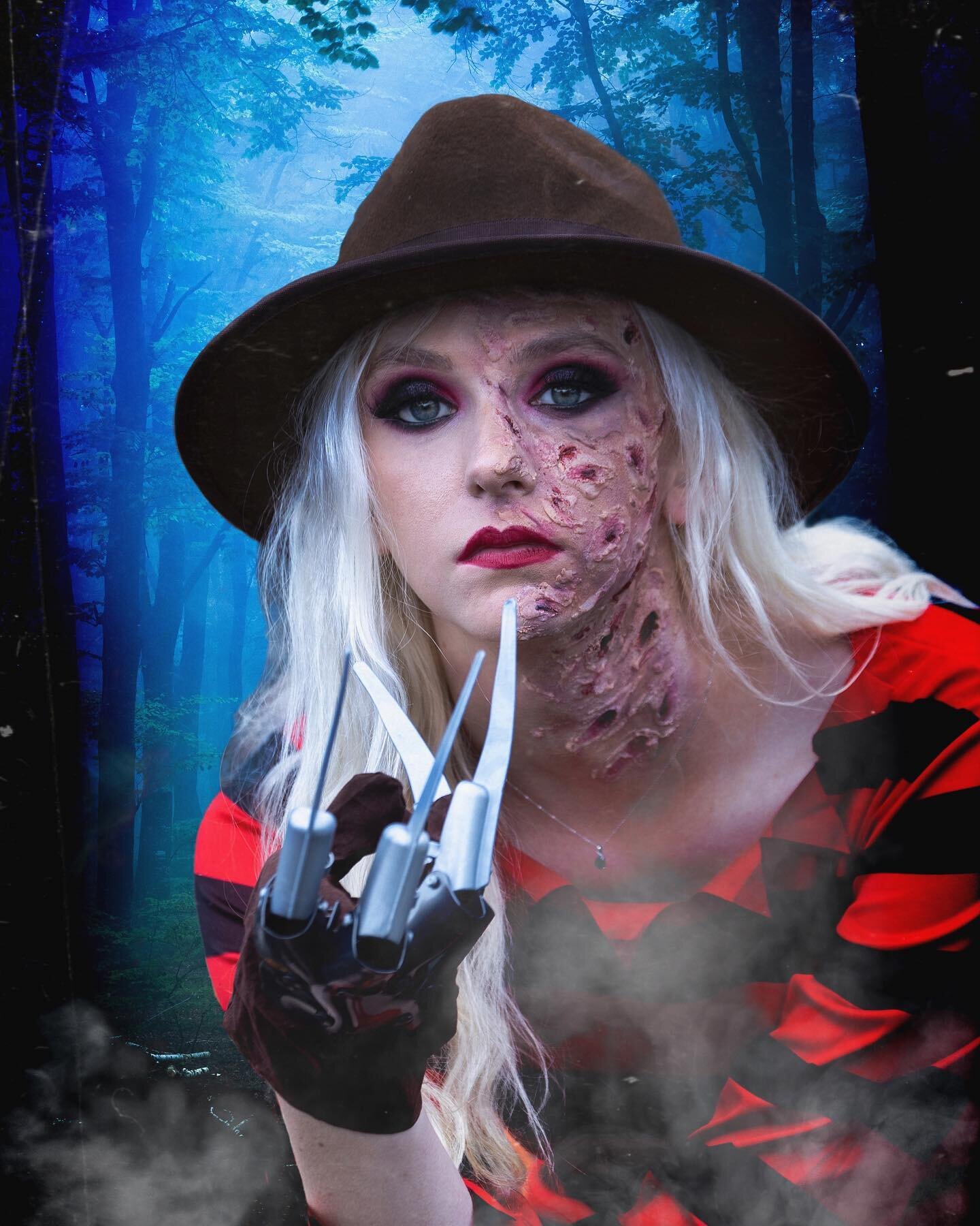 The awesome @rhxslapworth as Freddy Krueger, photographed at the recent Cardiff Shooters Halloween event. Second photo edit.

Model: @rhxslapworth 
Event: @cardiffshooters 
Location: Llandaff Village
Big Thanks to: @mis7er.p @ijs.images @j84_photogra
