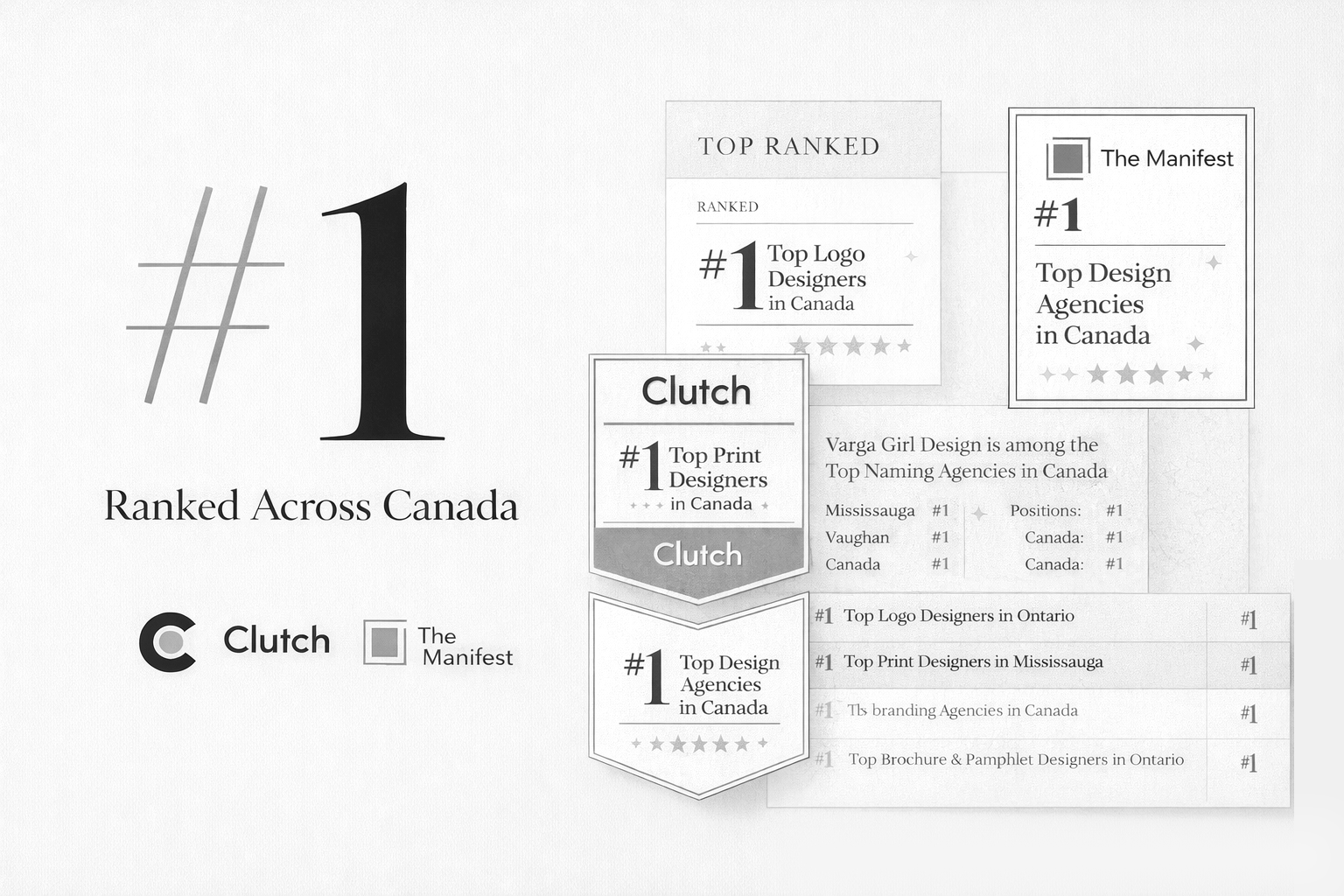 Ranked #1 on Clutch &amp; The Manifest