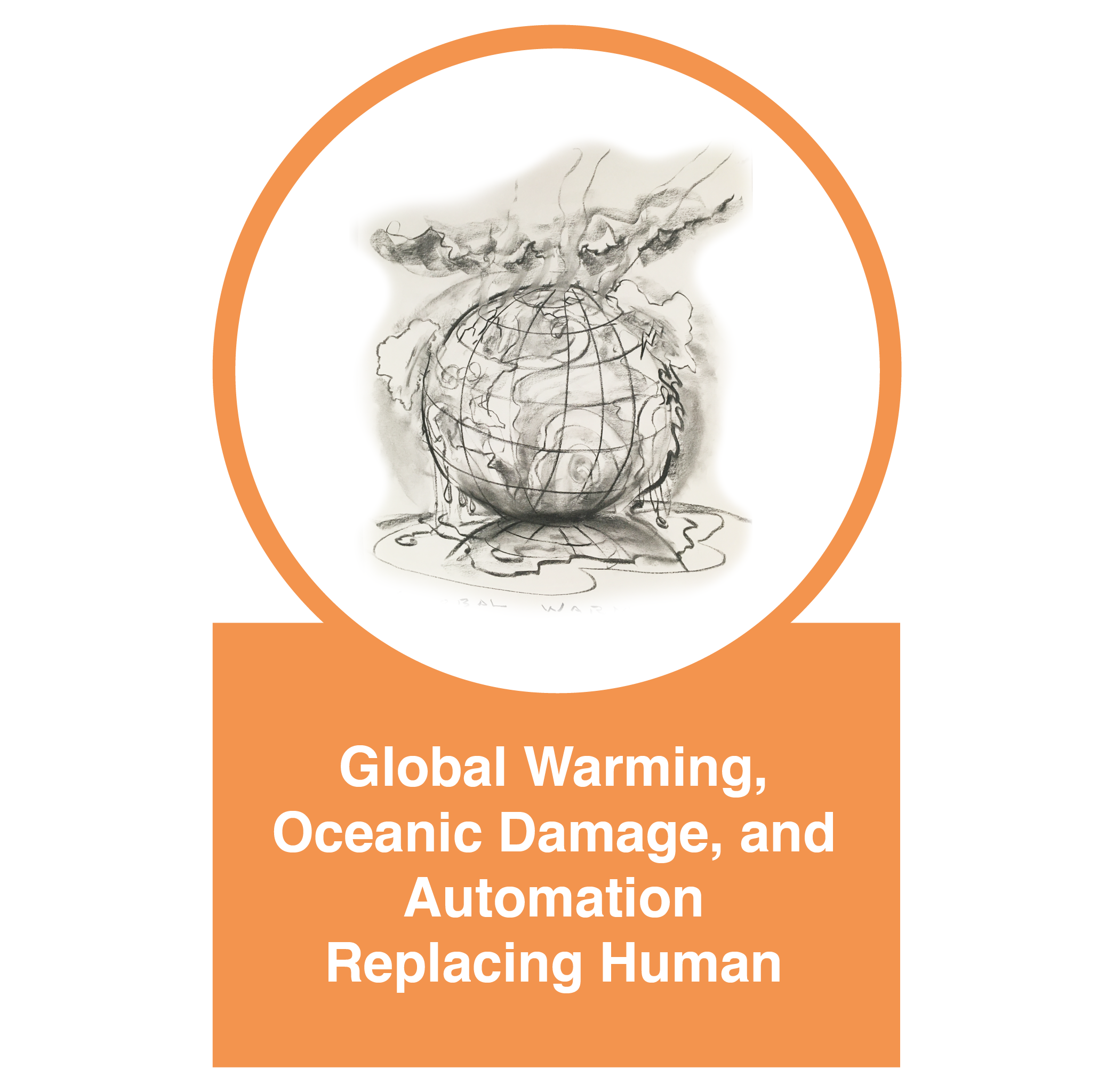 Global Warming, Oceanic Damage, and Automation Replacing Human