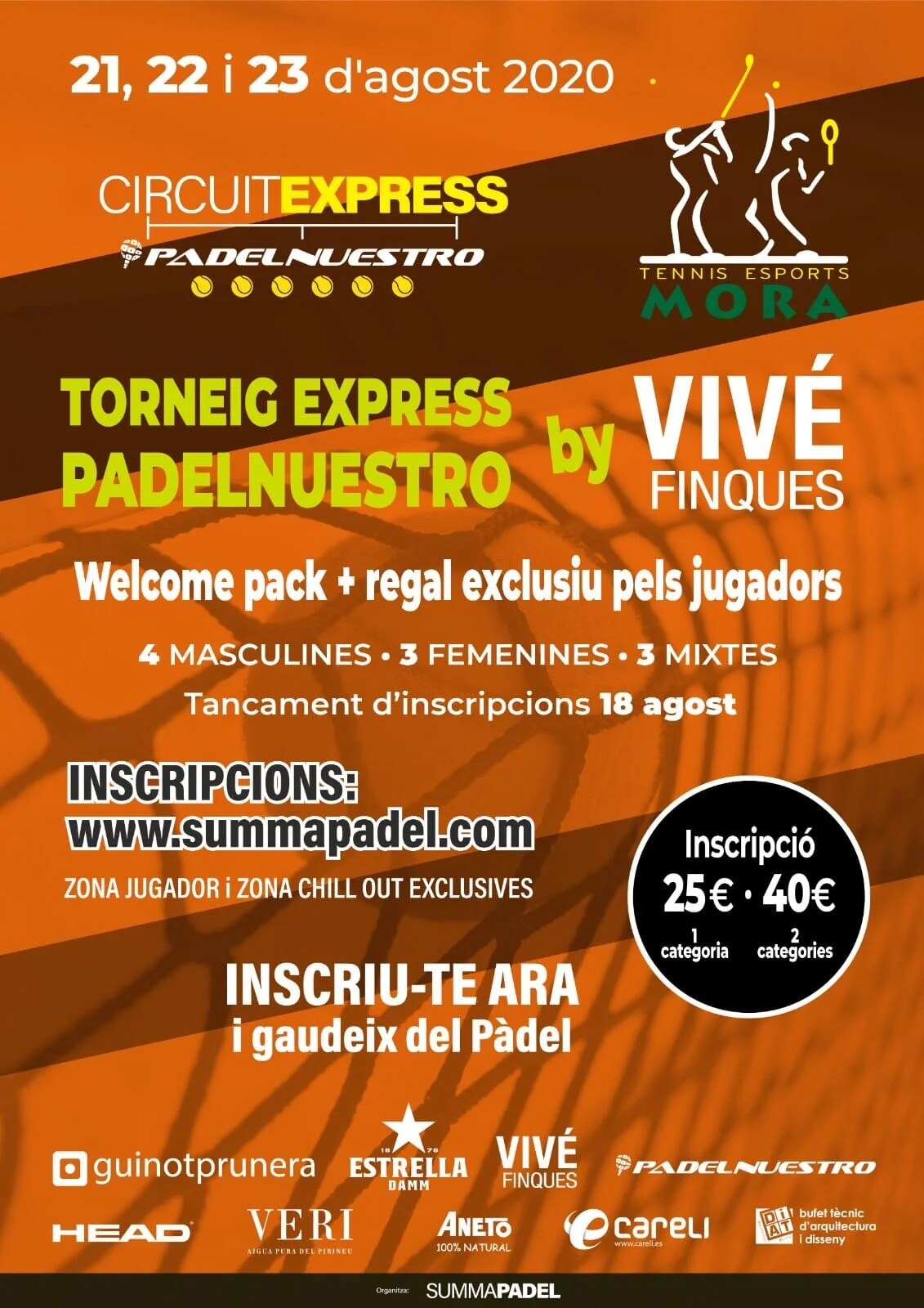 CIRCUIT EXPRESS AL CLUB TENNIS MORA 