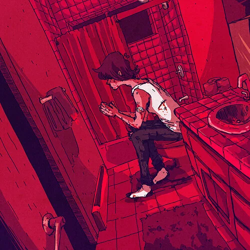 red bathroom, ash.jpg