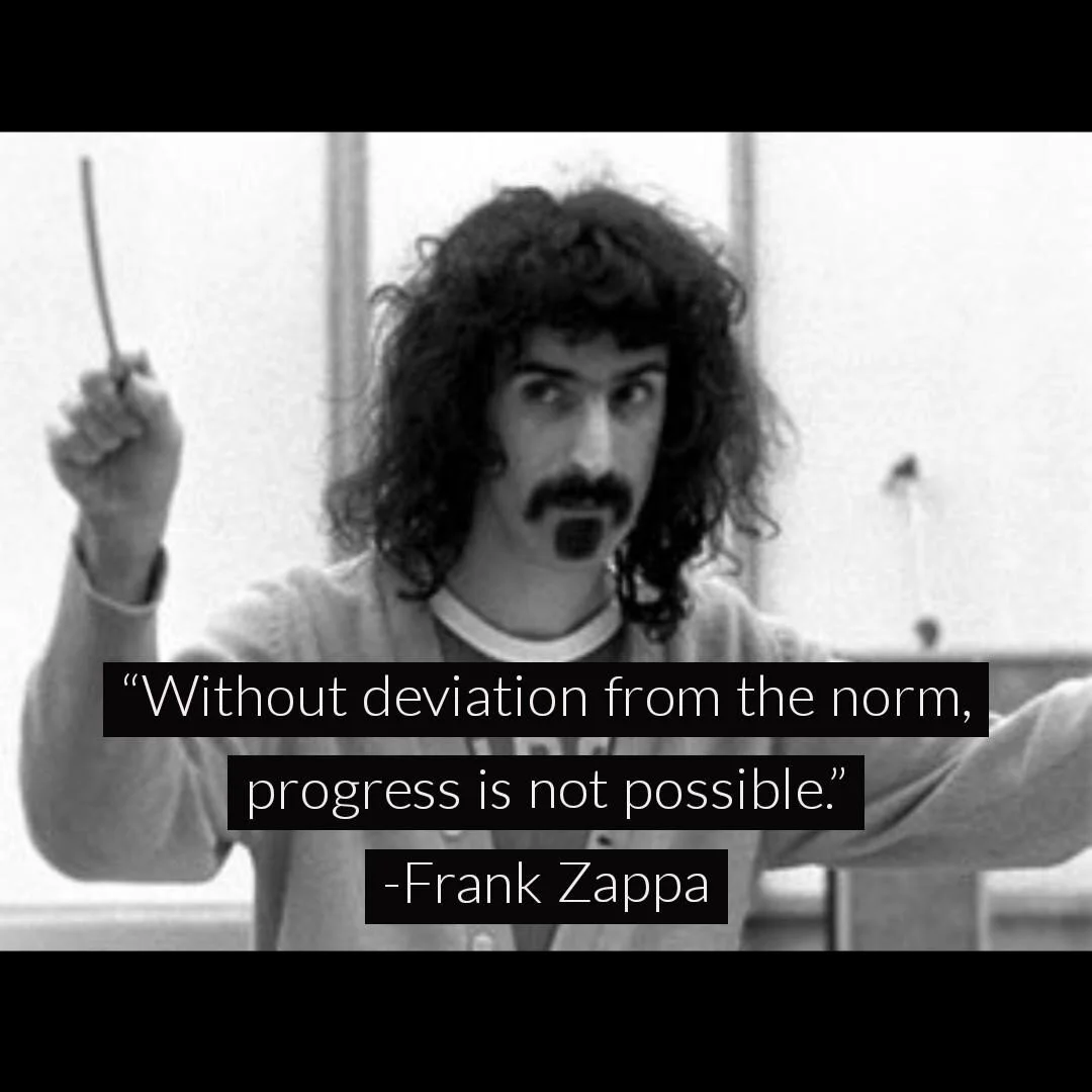 From the days of Frank Zappa to today with Lady Gaga, there are always musicians looking to break the mold. Who's your favorite "unconventional" artist? #music #ryanacemusic #frankzappa